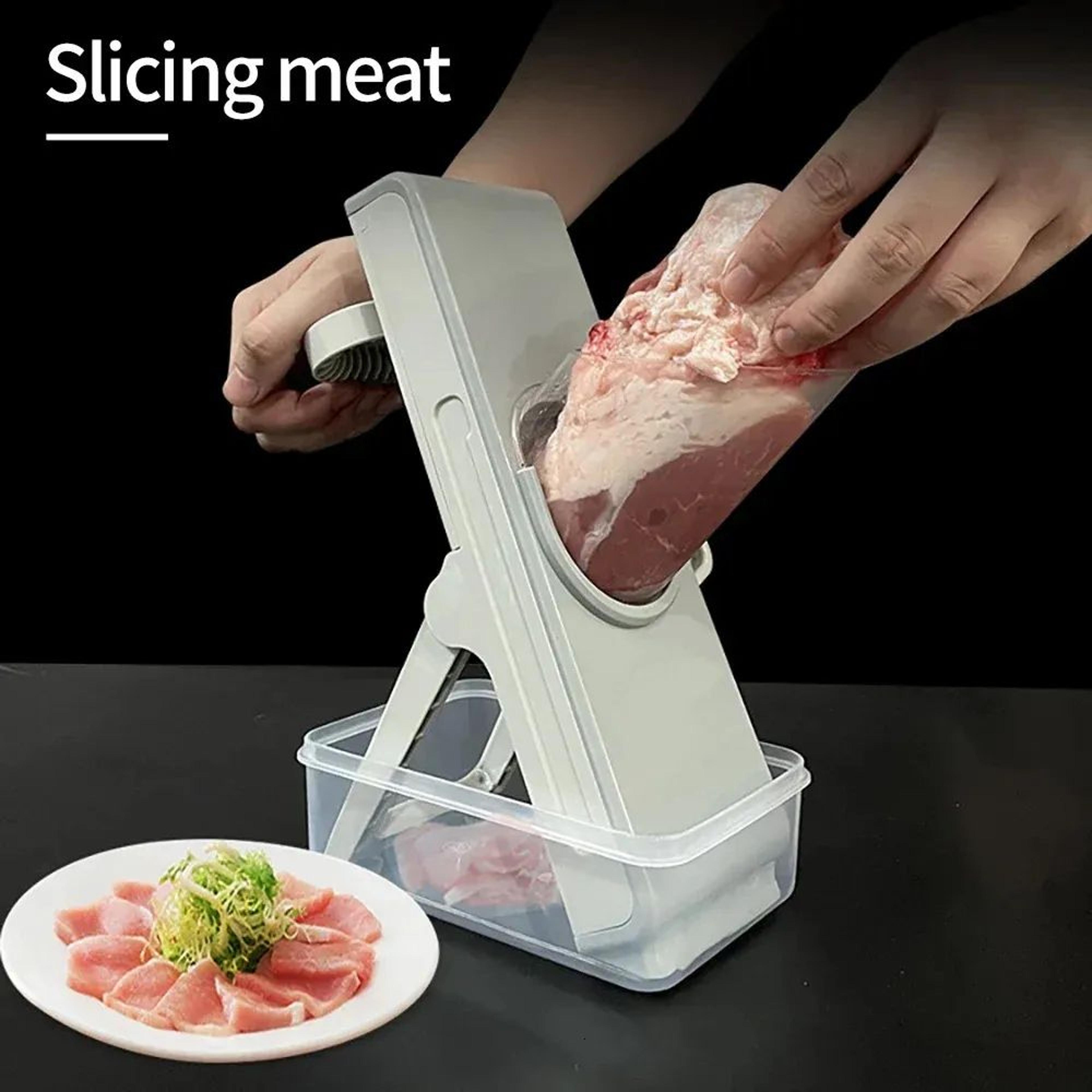 Multifunction Vegetable Slicer And Chopper With Stainless Steel Blades 4