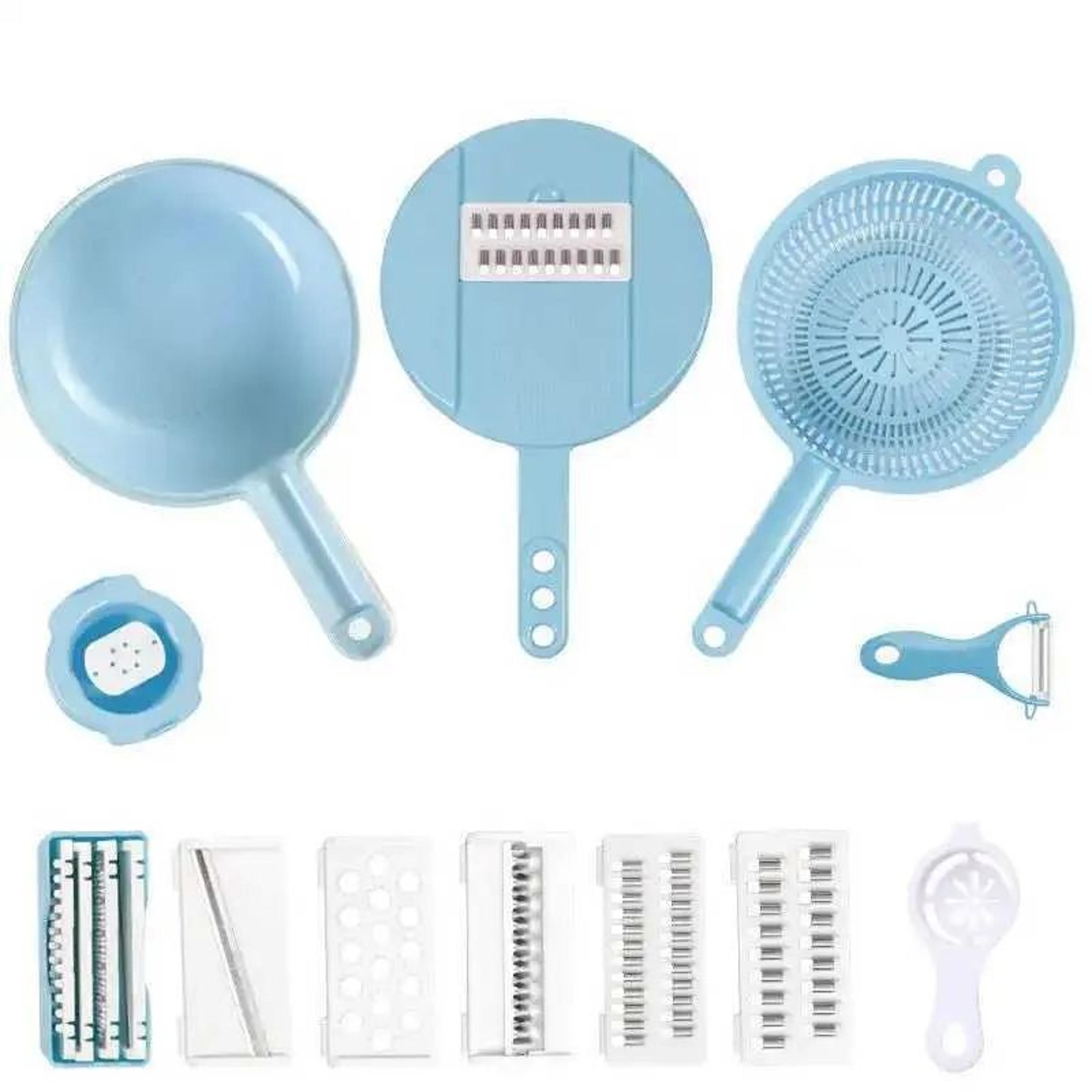 Manual Vegetable Chopper With Stainless Steel Blades And Food Container 5