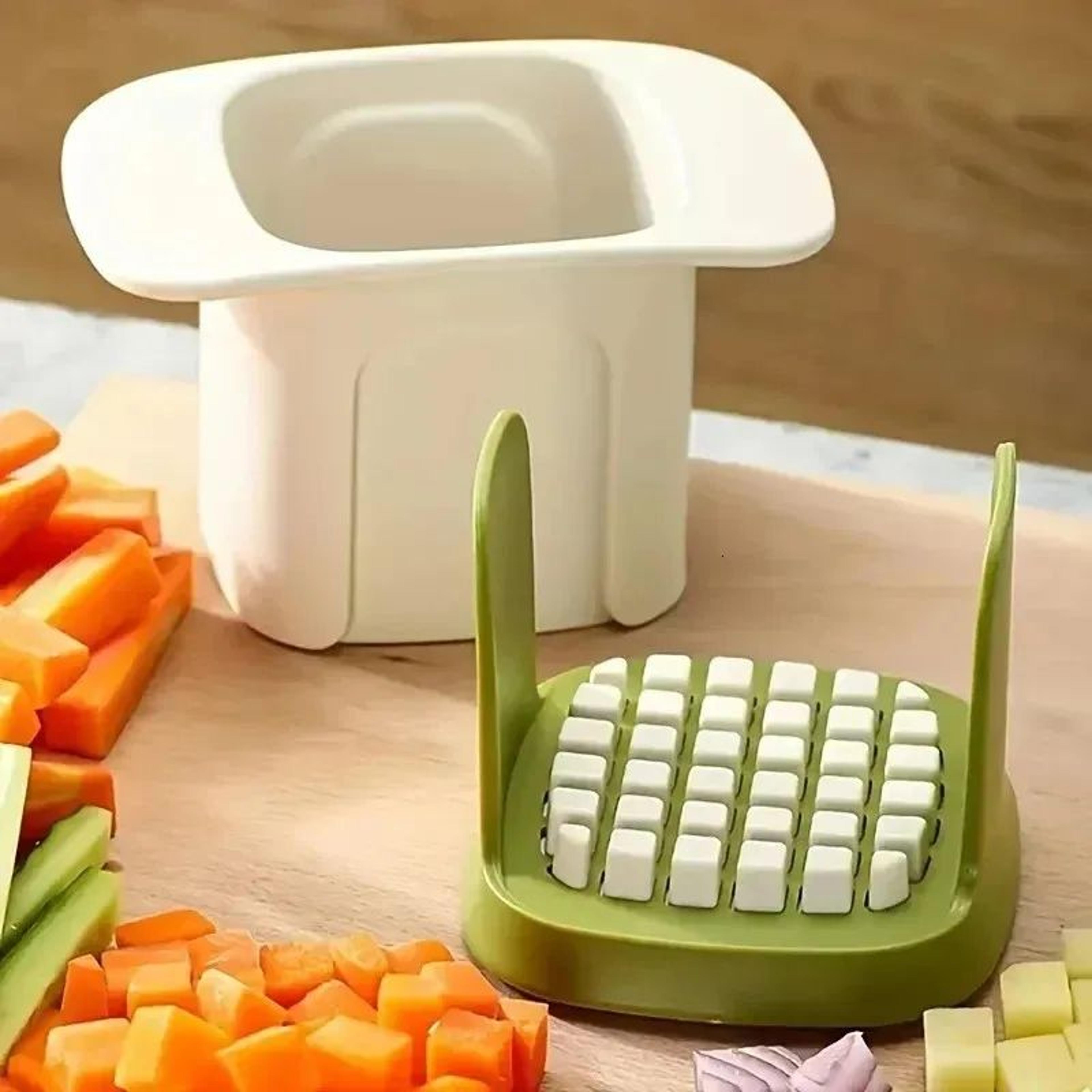 multifunctional vegetable slicer and chopper with hand pressure handle for french fries