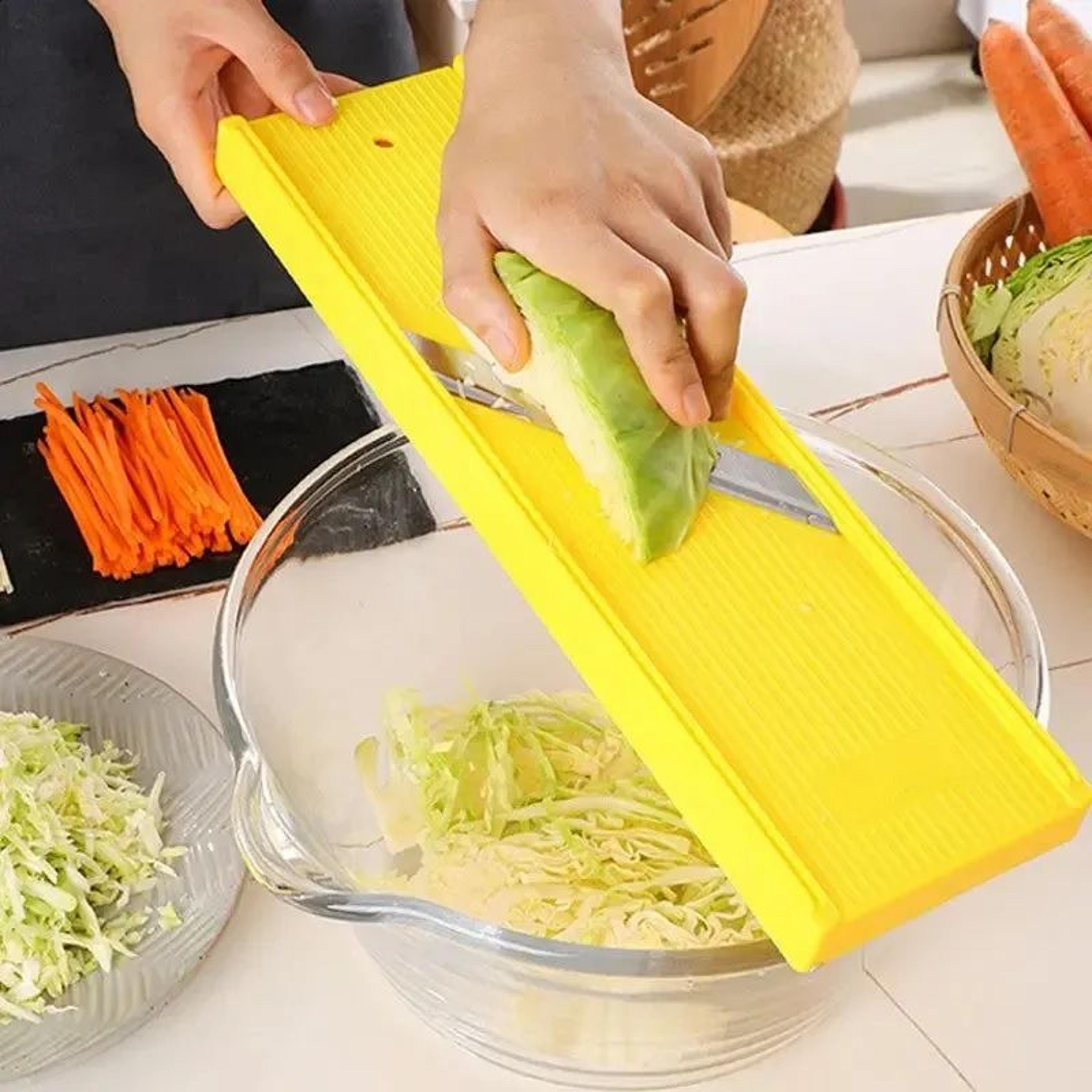 Multifunctional Vegetable Chopper And Mandoline Slicer With Stainless Steel Blades 2