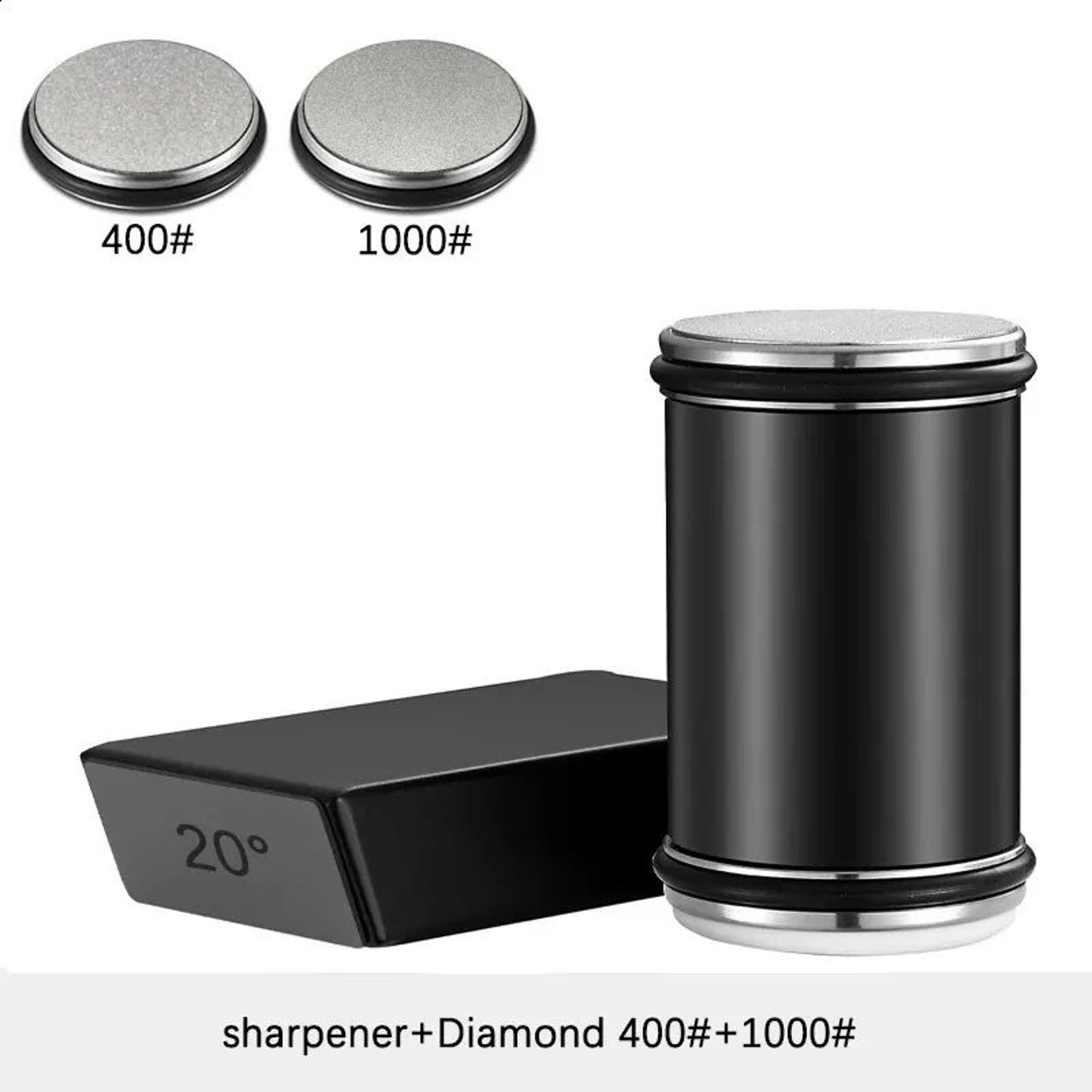 Rolling Knife Sharpener Wit Degree Magnetic Angle Guide And Whetstone Set 5