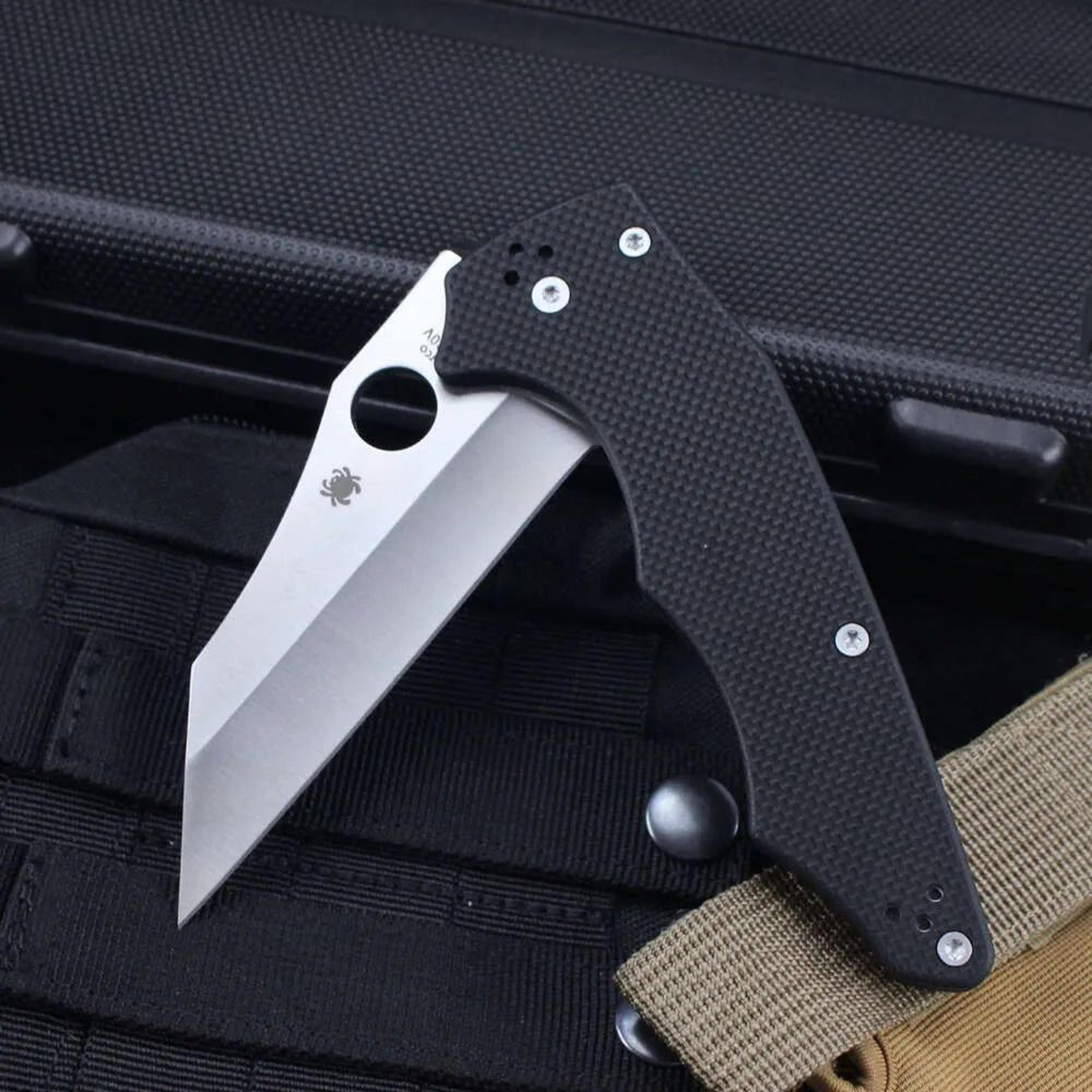 Tactical Folding Knife Set With Multi Color Handles For Outdoor Camping 7