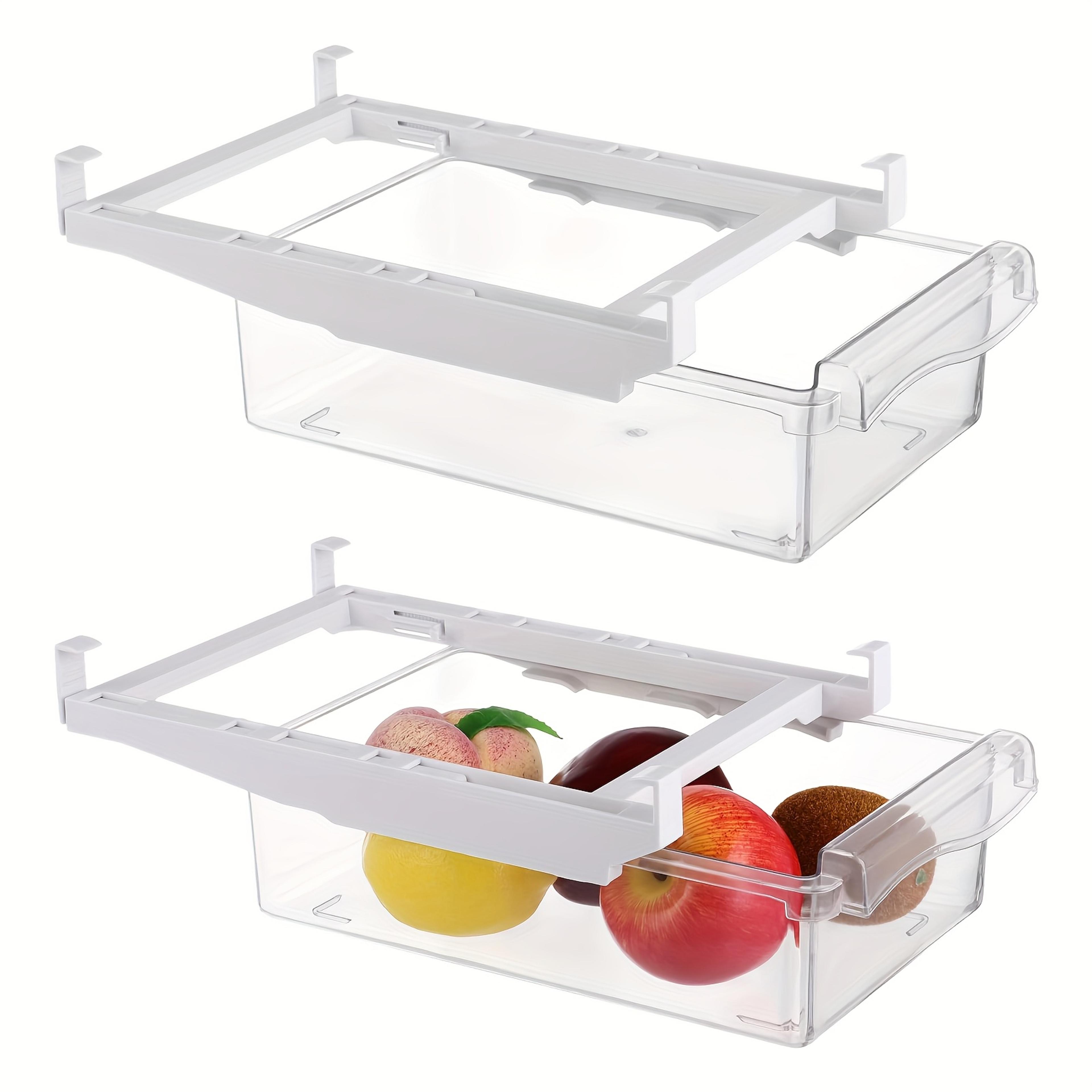 Sliding Refrigerator Egg Holder Drawer Space Saving Fridge Egg Storage Rack 0