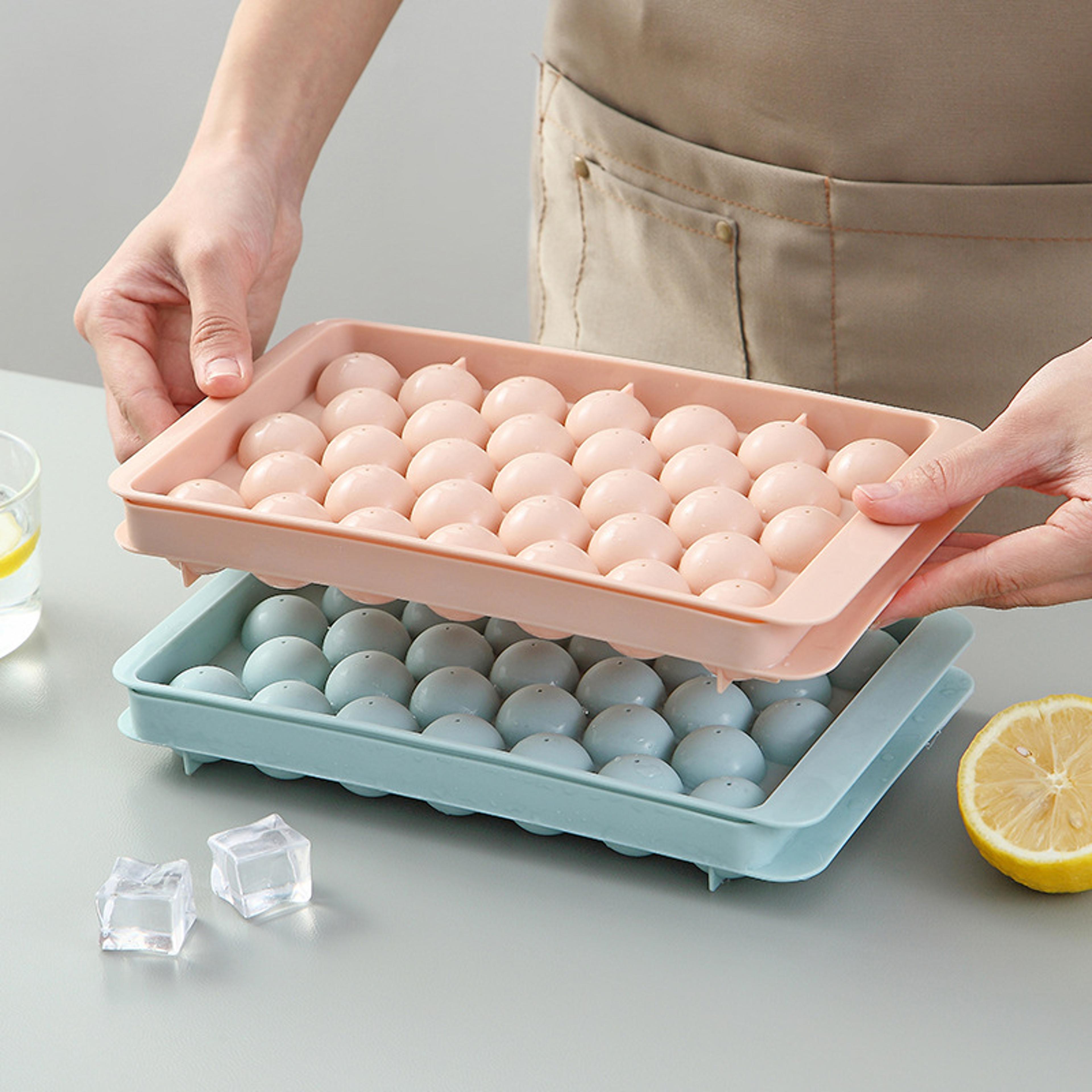 ice ball mold tray for whiskey cocktails and frozen treats
