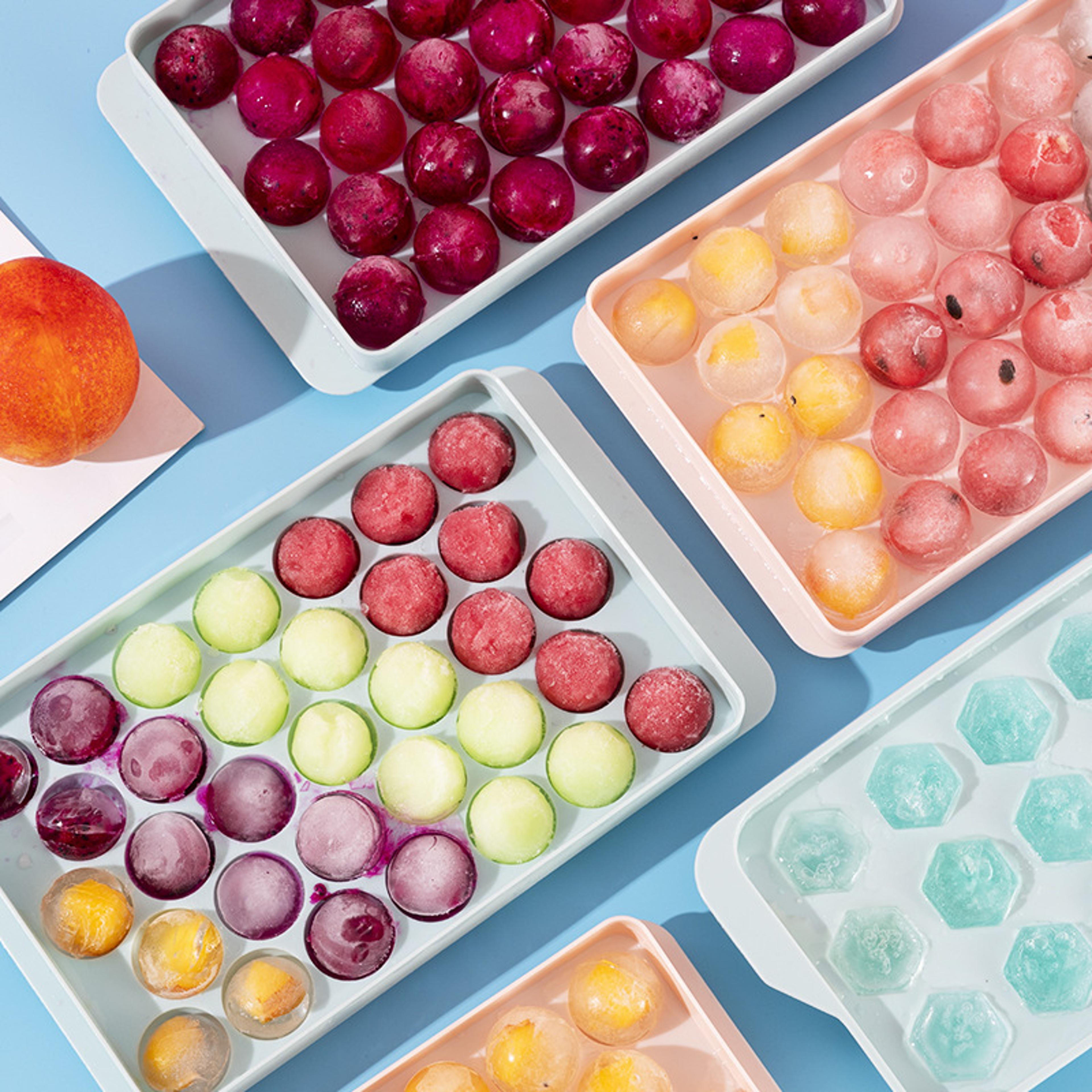 Ice Ball Mold Tray For Whiskey Cocktails And Frozen Treats 4