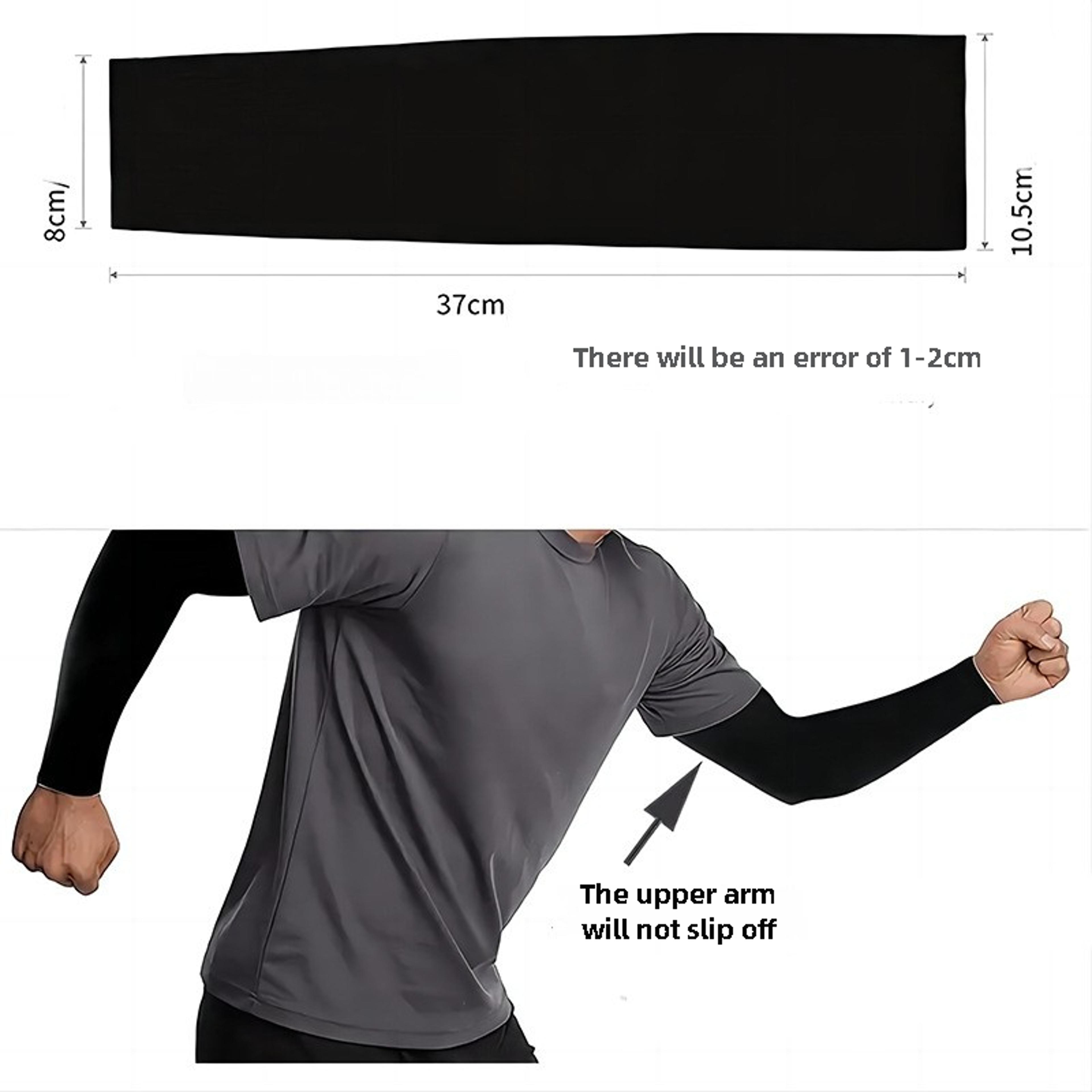 Cooling Ice Silk UV Protection Arm Sleeves For Men  Women 1