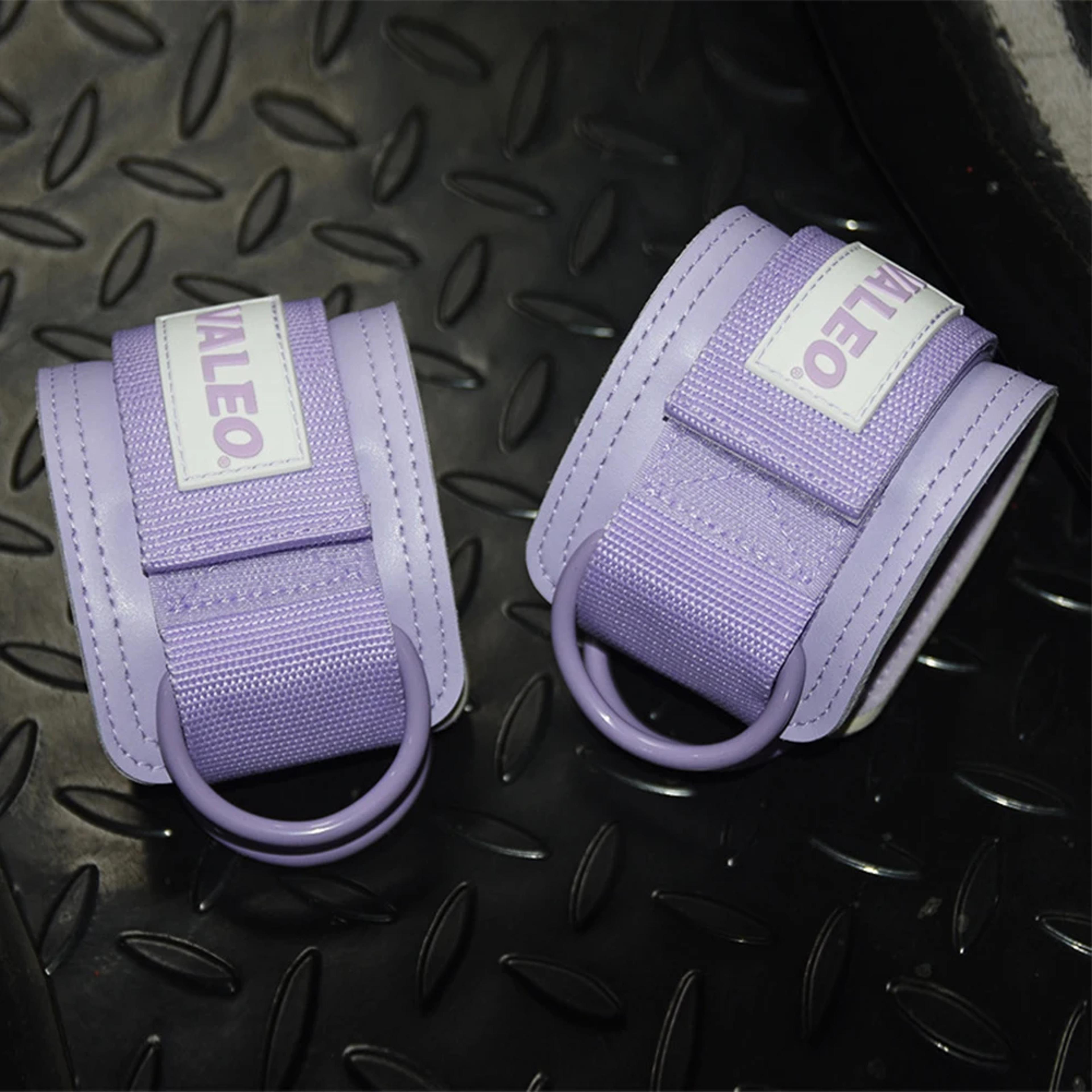 Double D Ring Cable Ankle Straps For Cable Machine Glute Training Gym Ankle Cuffs 5