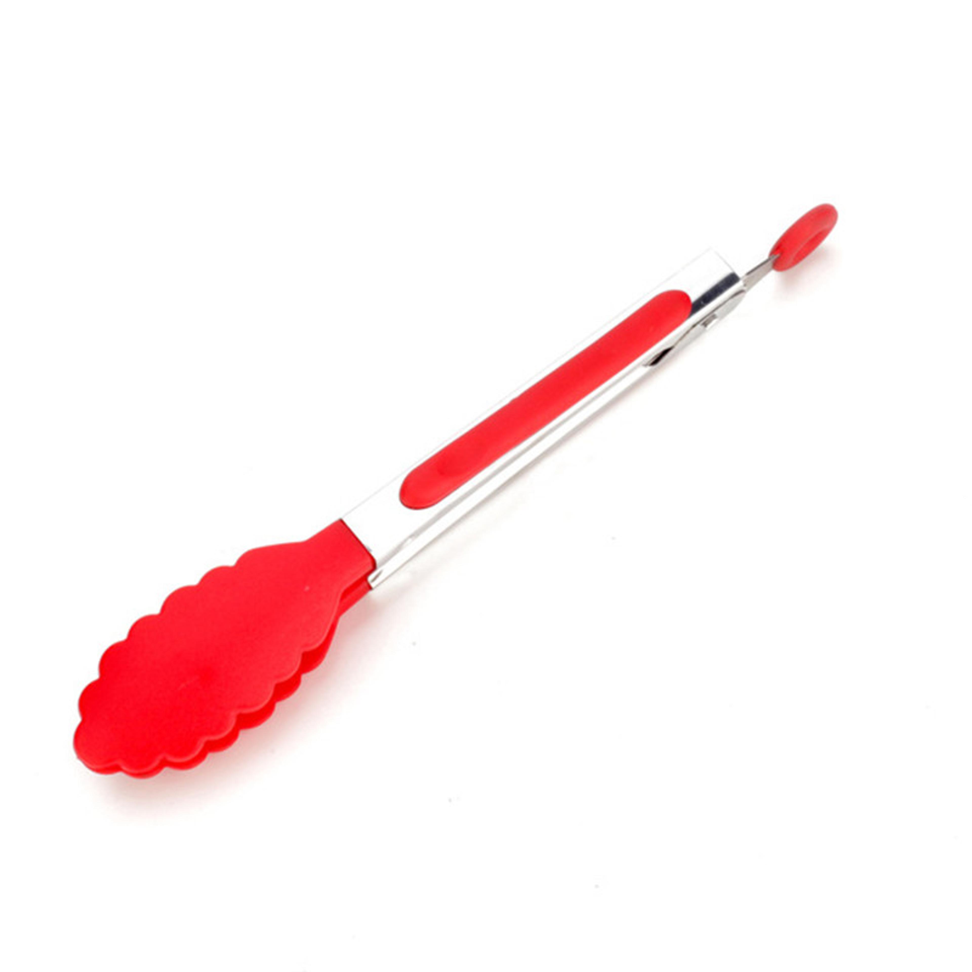 Silicone Kitchen Tongs With Locking Handle For BBQ Grilling Salad And Serving 7