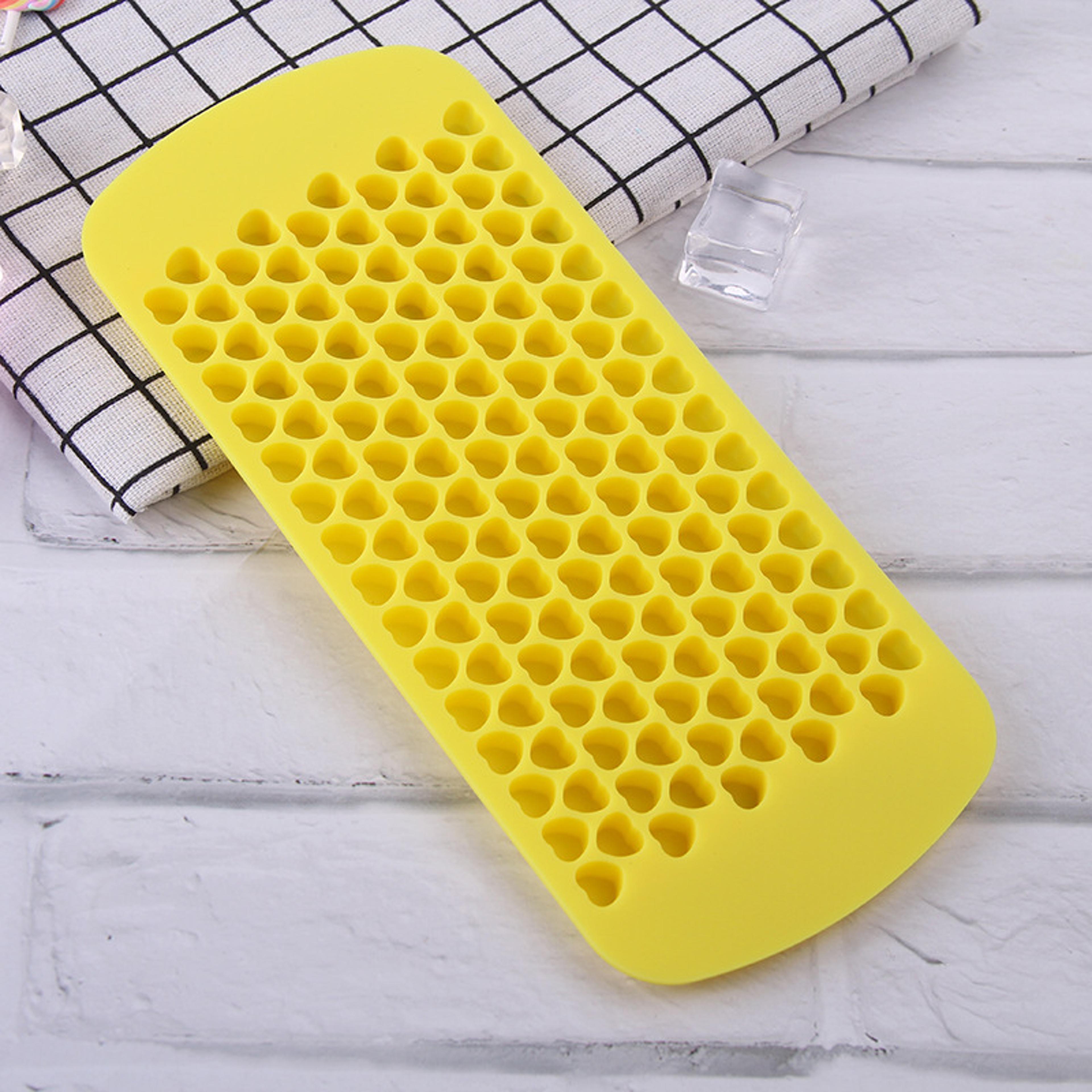 Mini Heart Silicone Ice Cube Tray For Candy Chocolate Wax Melts 8