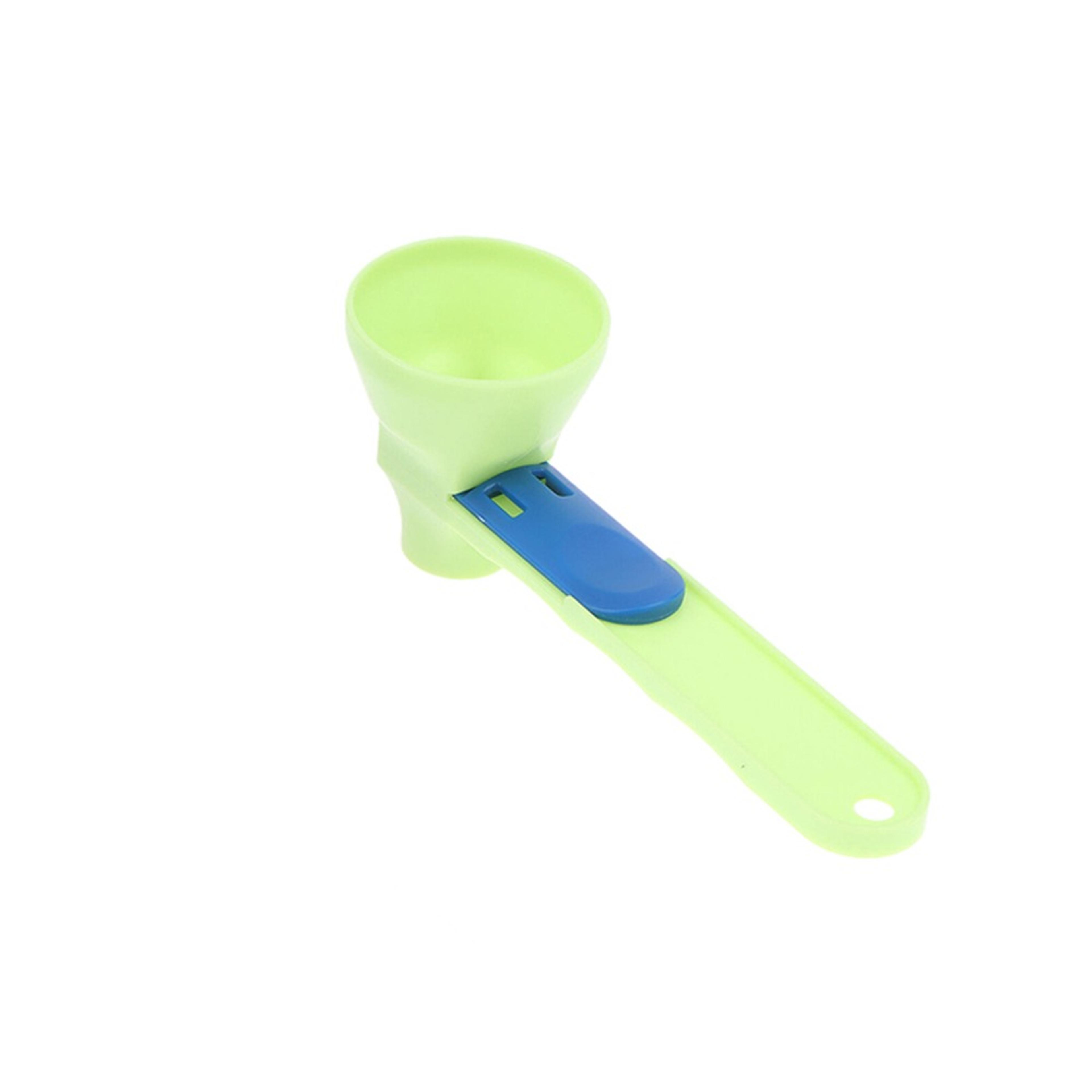 Coffee Scoop Funnel Reusable Sliding Measuring Spoon For Mess Free Filling 8