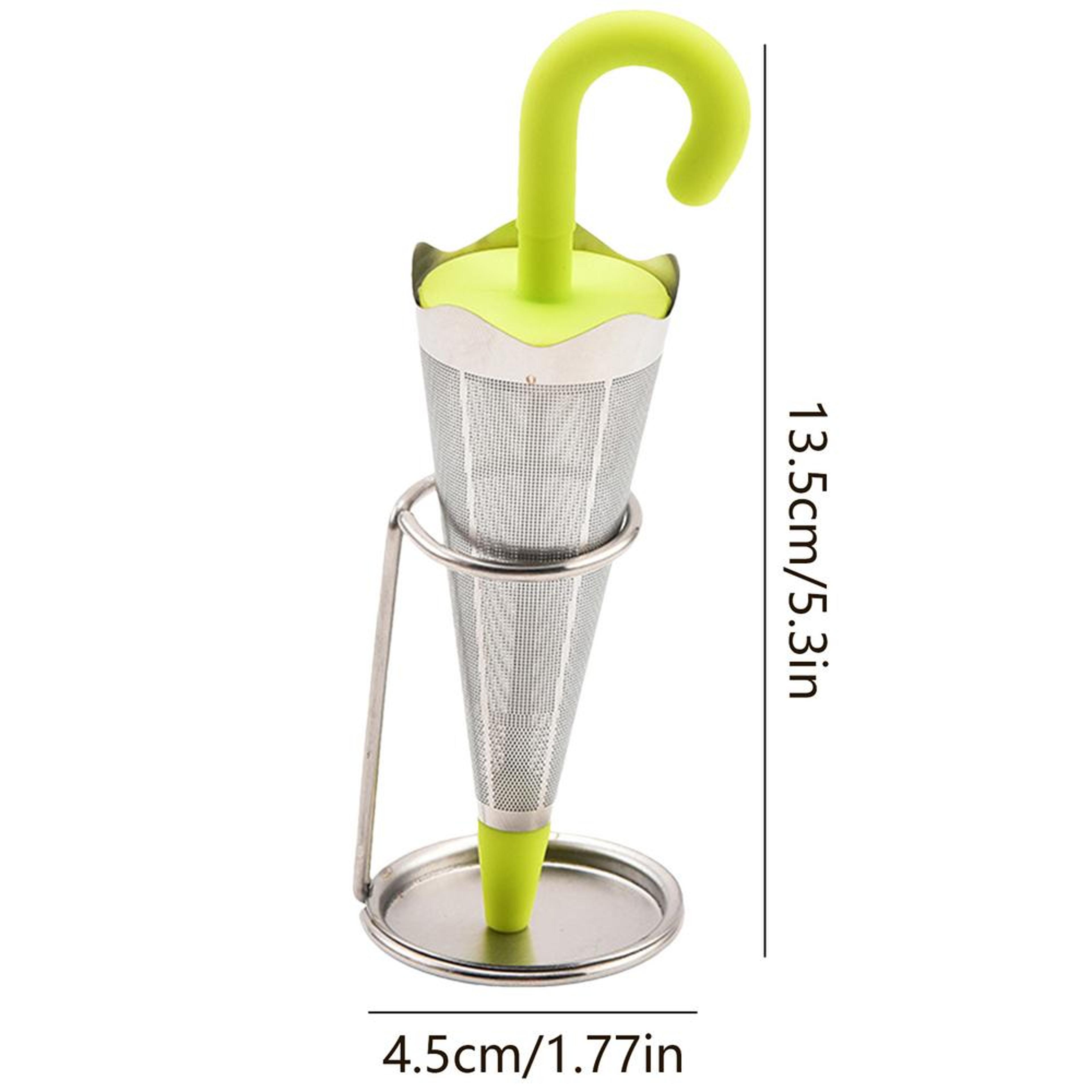 Cute Umbrella Loose Leaf Tea Infuser Stainless Steel Tea Strainer 7