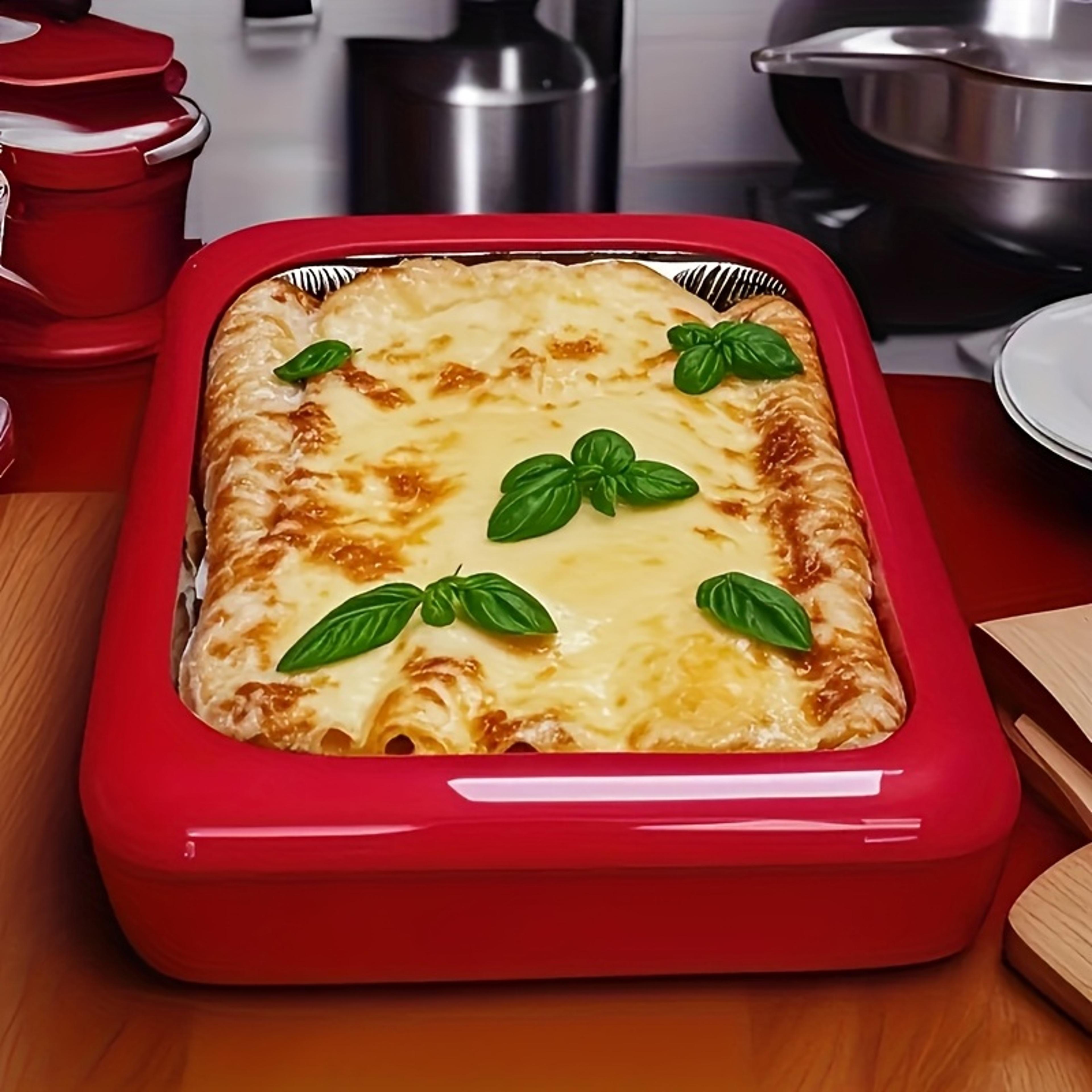 Reusable Insulated Food Storage Container With Foil Lining For Lasagna BBQ And Picnics 0