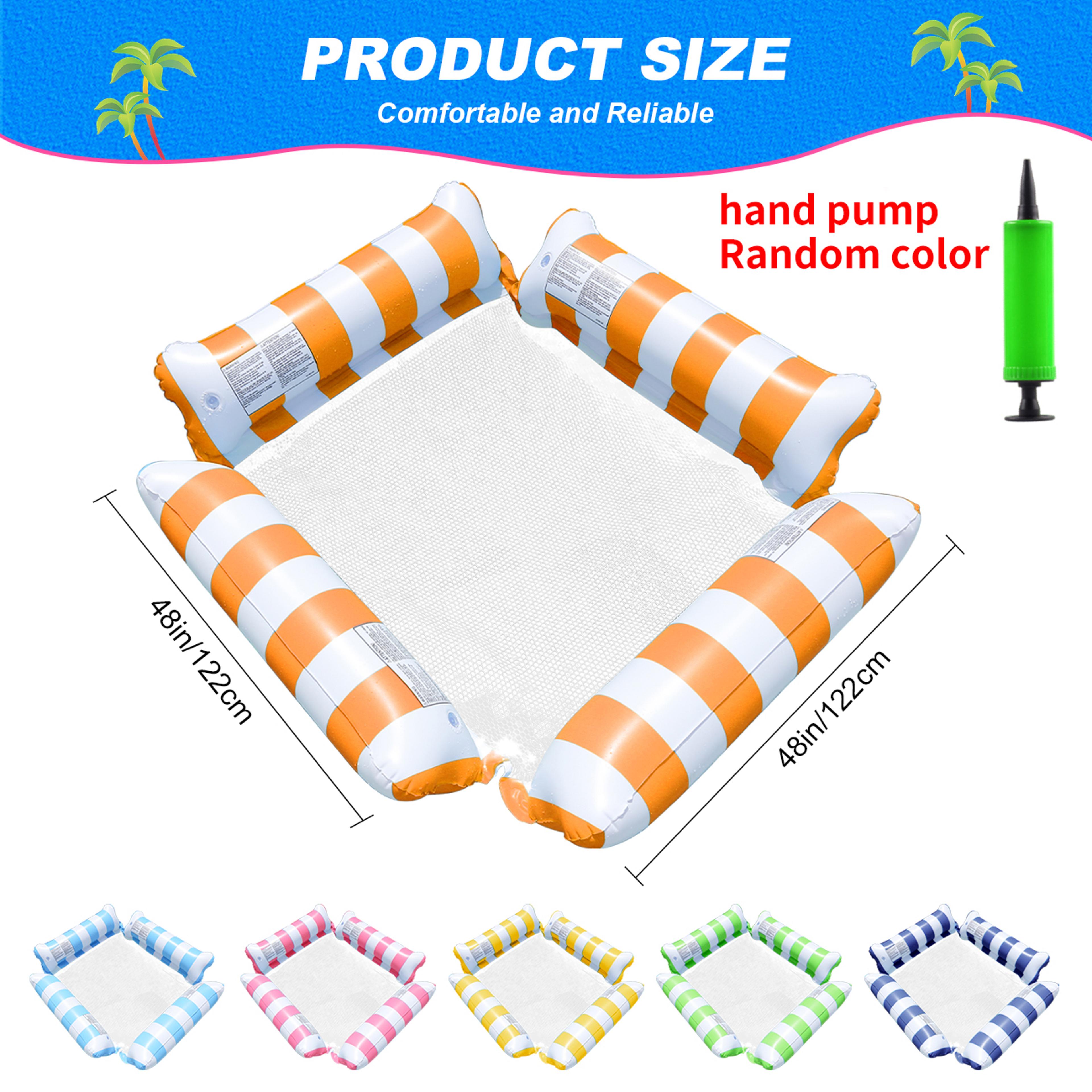 Inflatable Pool Hammock Mesh Lounge Raft For Adults 6