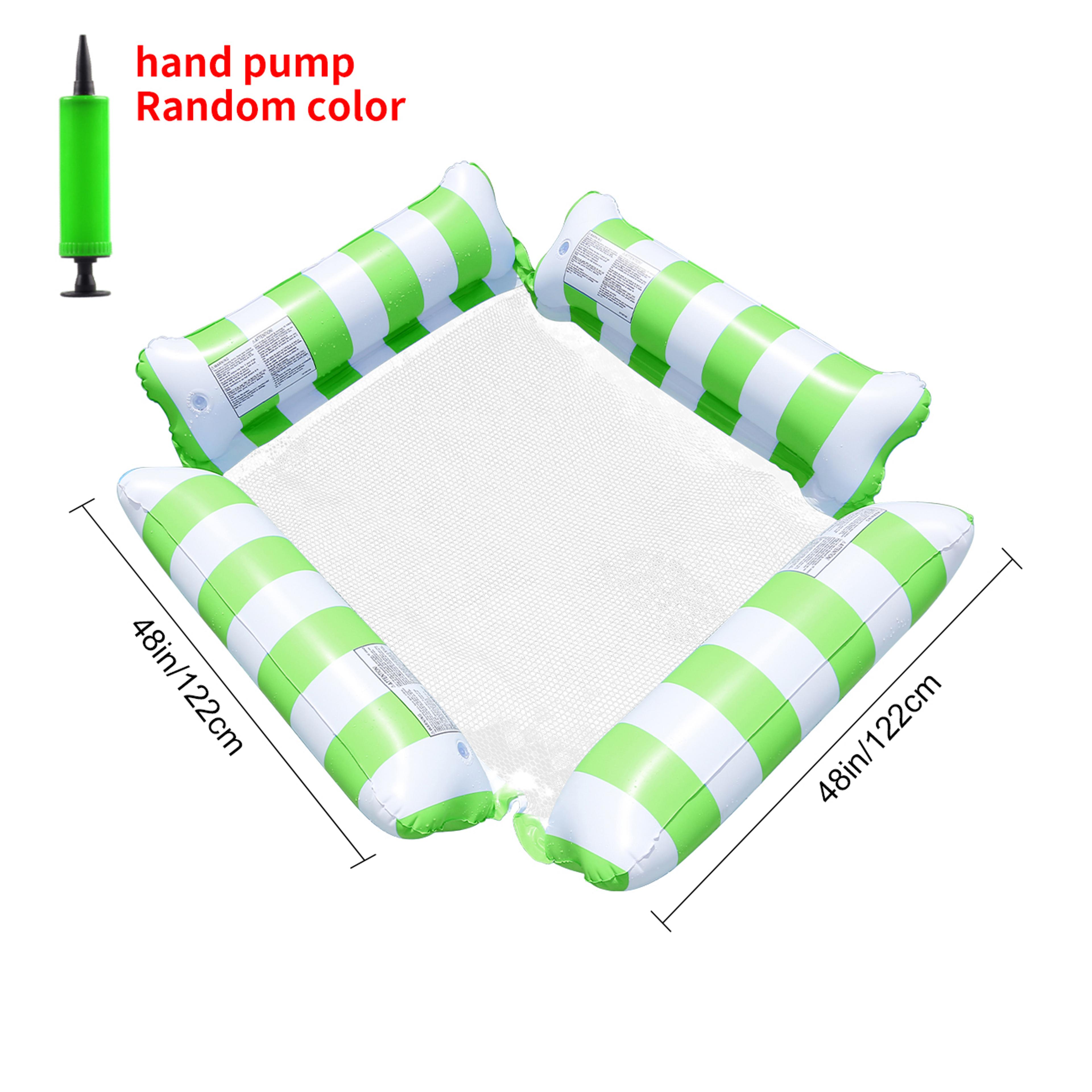 Inflatable Pool Hammock Mesh Lounge Raft For Adults 8