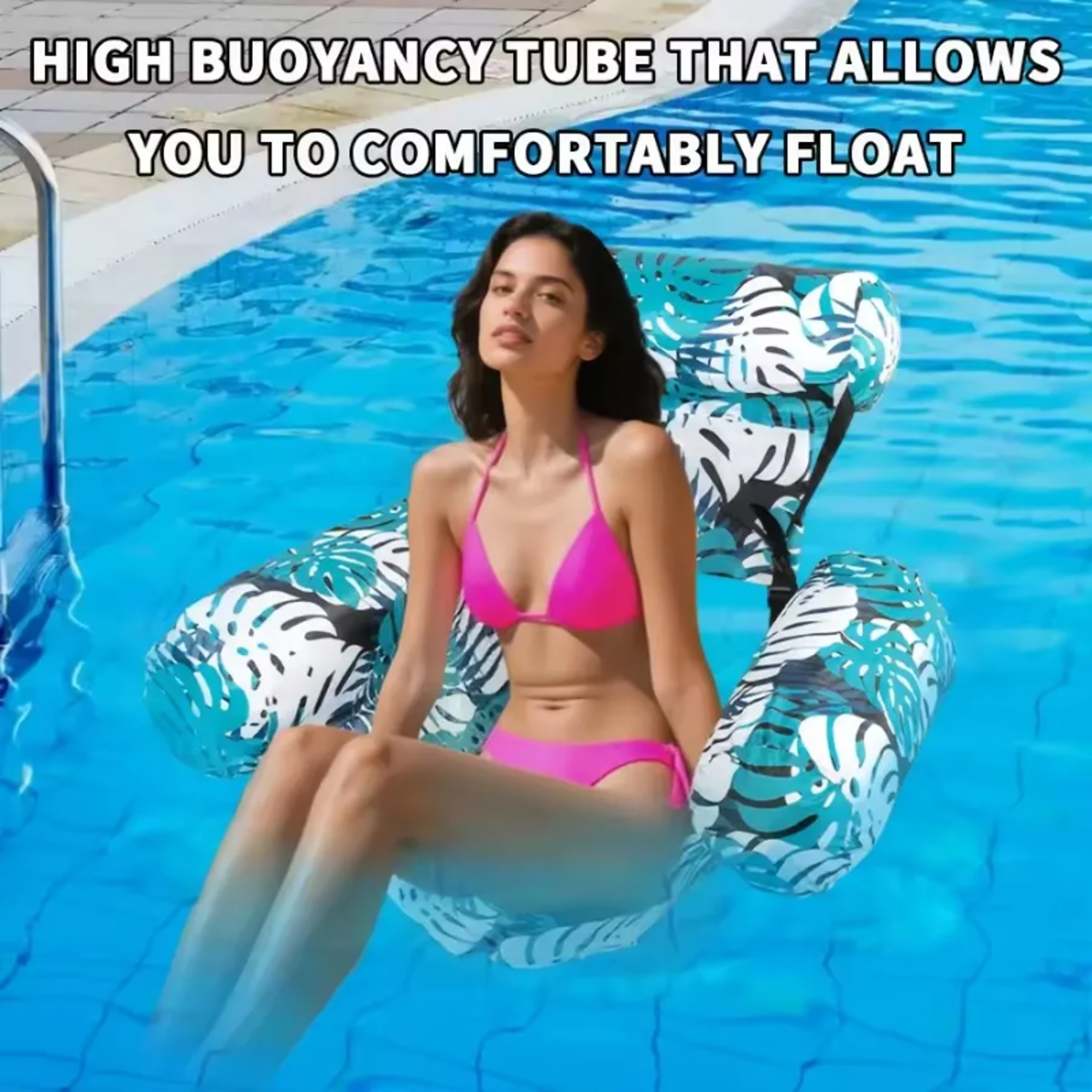 Leaf Shaped Inflatable Pool Float Lounge Raft For Summer Relaxation 5