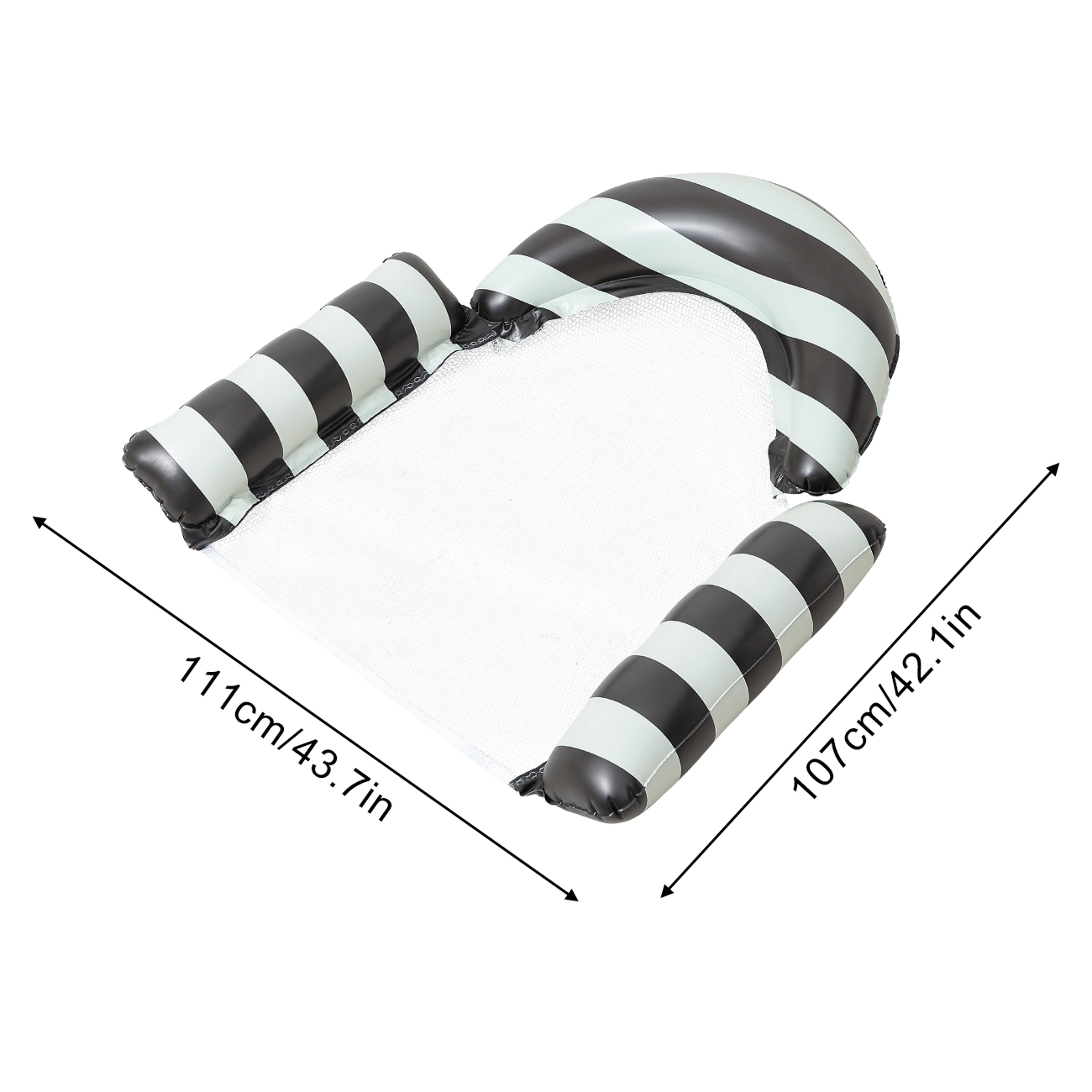Cooling Mesh Inflatable Pool Float Hammock Chair For Adults 7