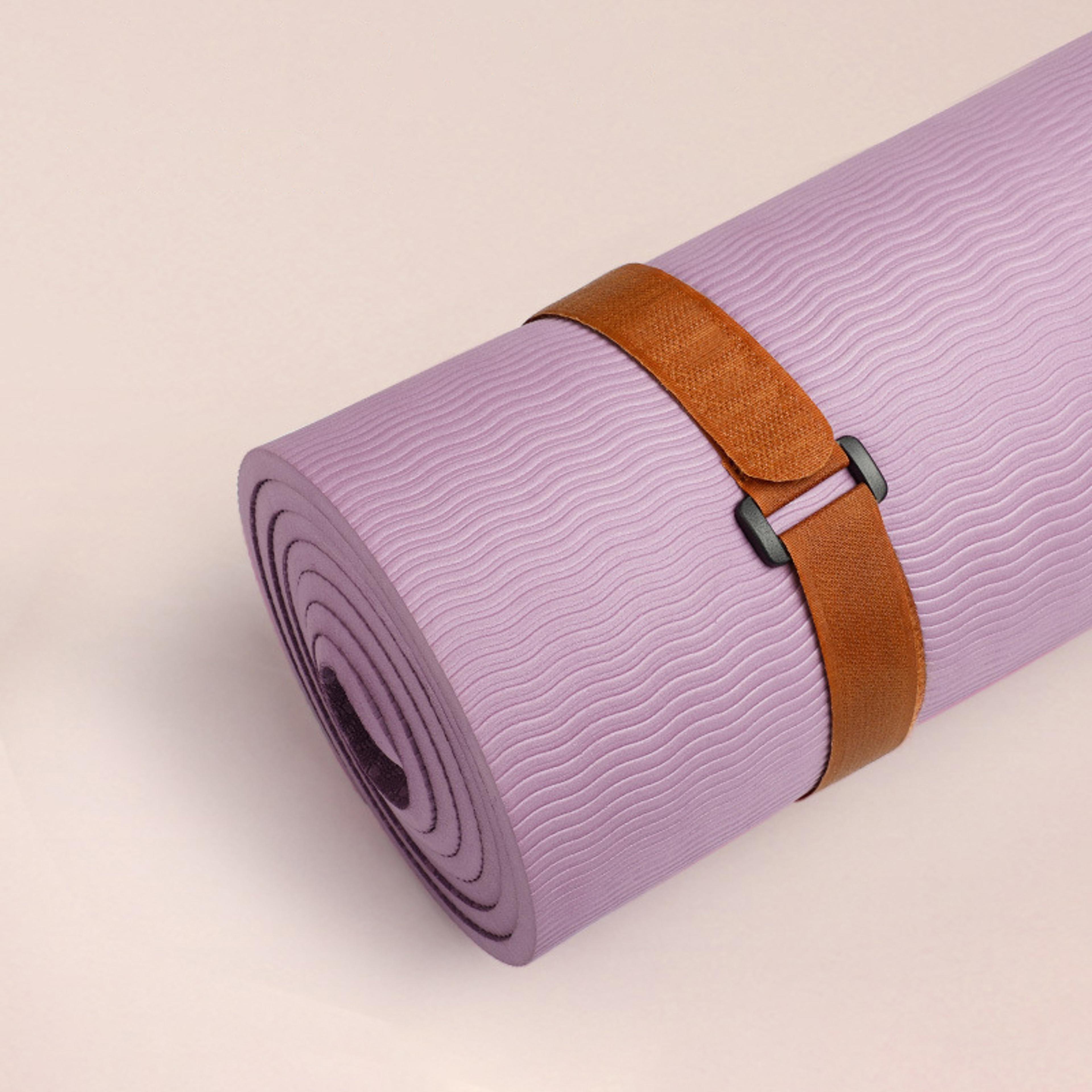 Adjustable Yoga Mat Strap With Non Slip Carrying Loop And Storage Fastener For Fitness Exercise 2