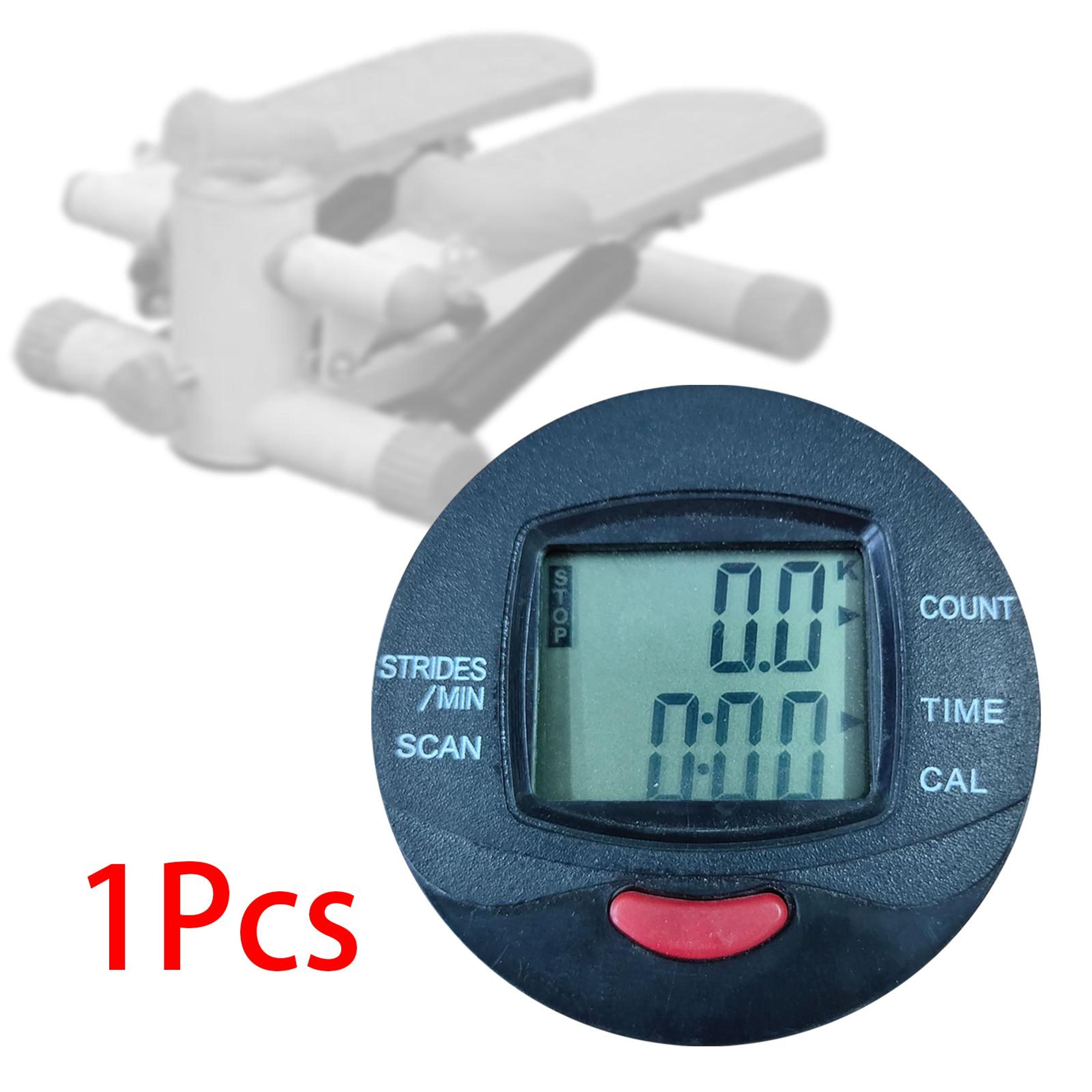 Digital Pedometer Counter For Step Machines Calories Time Speed Monitor 1
