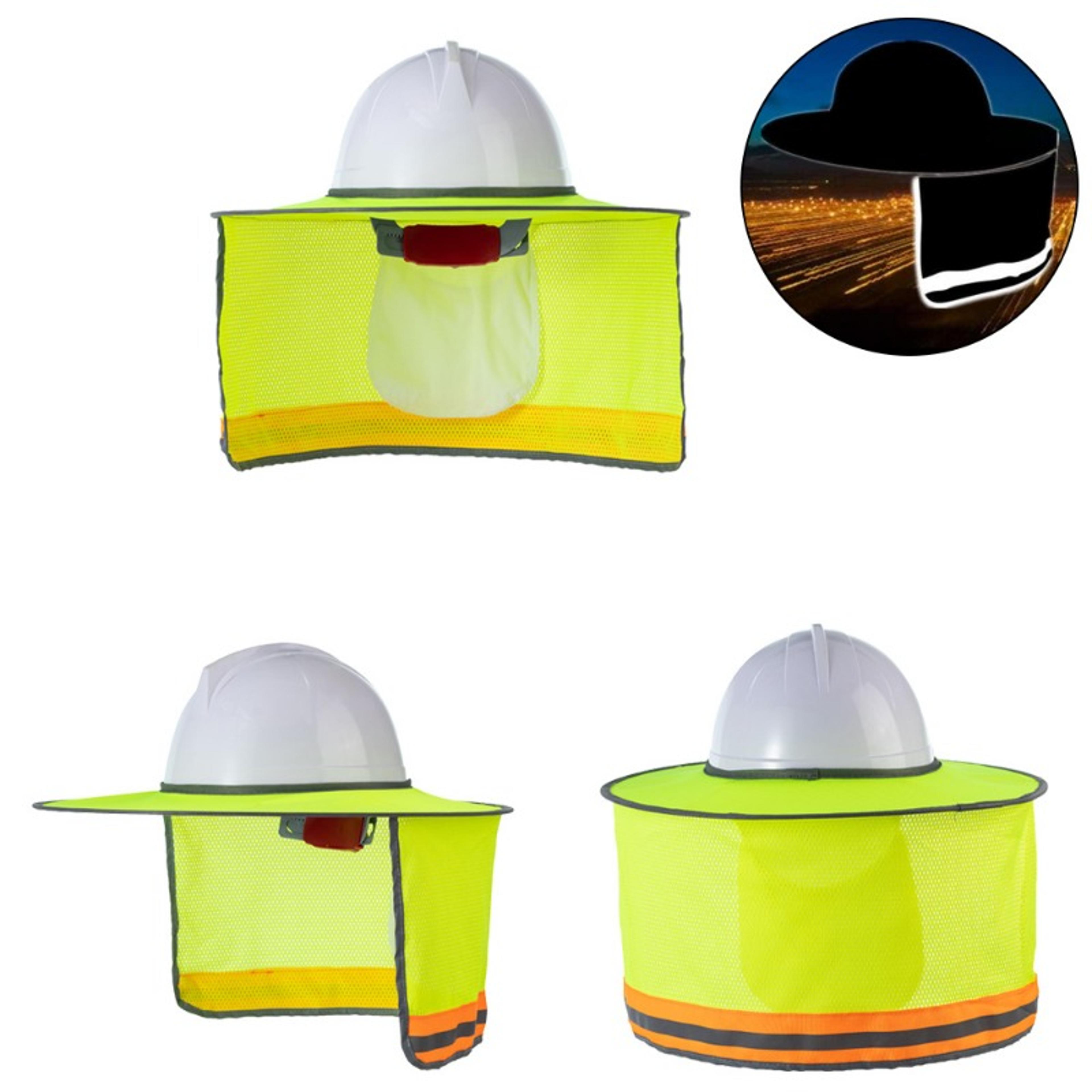 Reflective Sun Protection Hat With Foldable Neck Cover For Outdoor Work 1