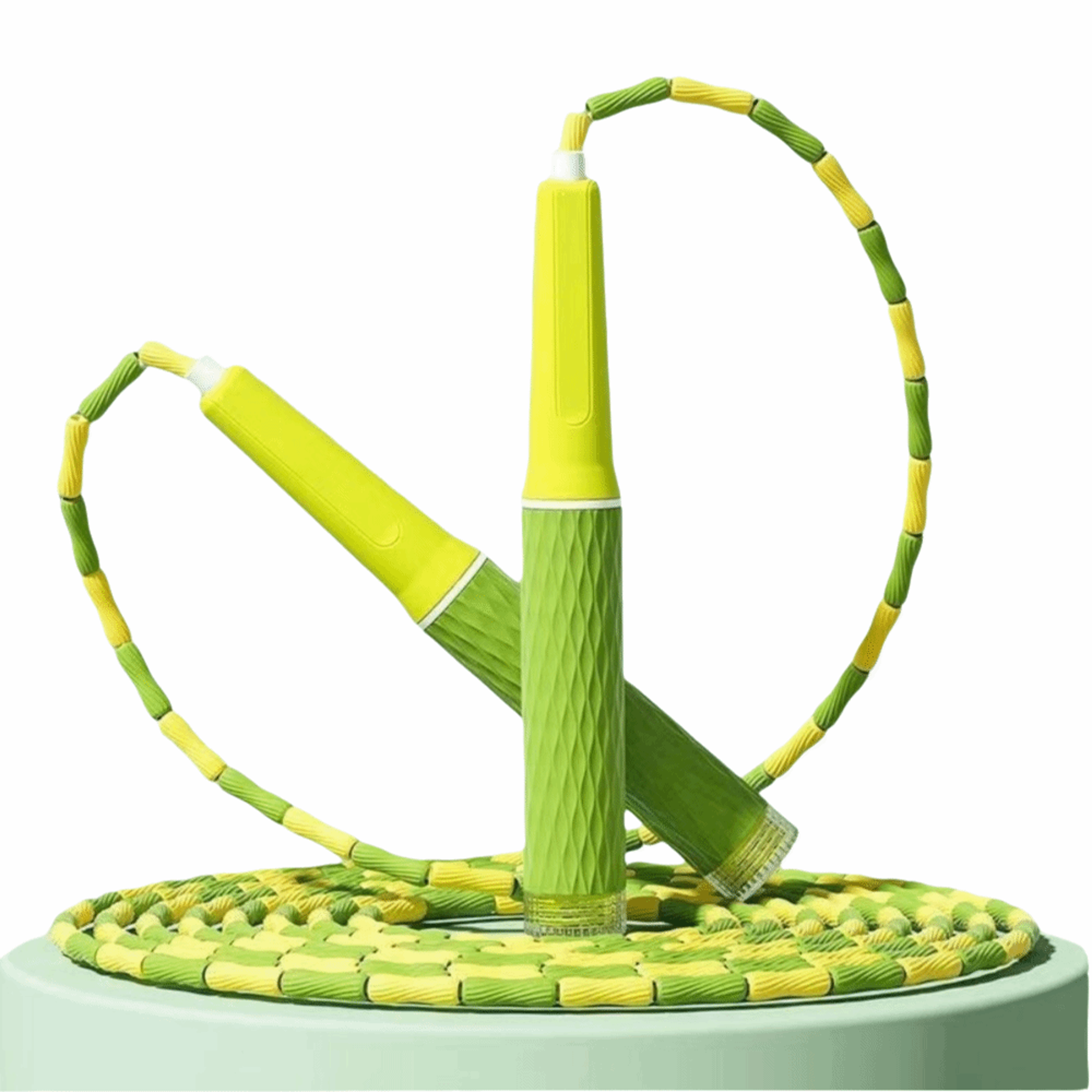 Adjustable Bamboo Stem Jump Rope With Soft Beads For Fitness Training And Beginners 9