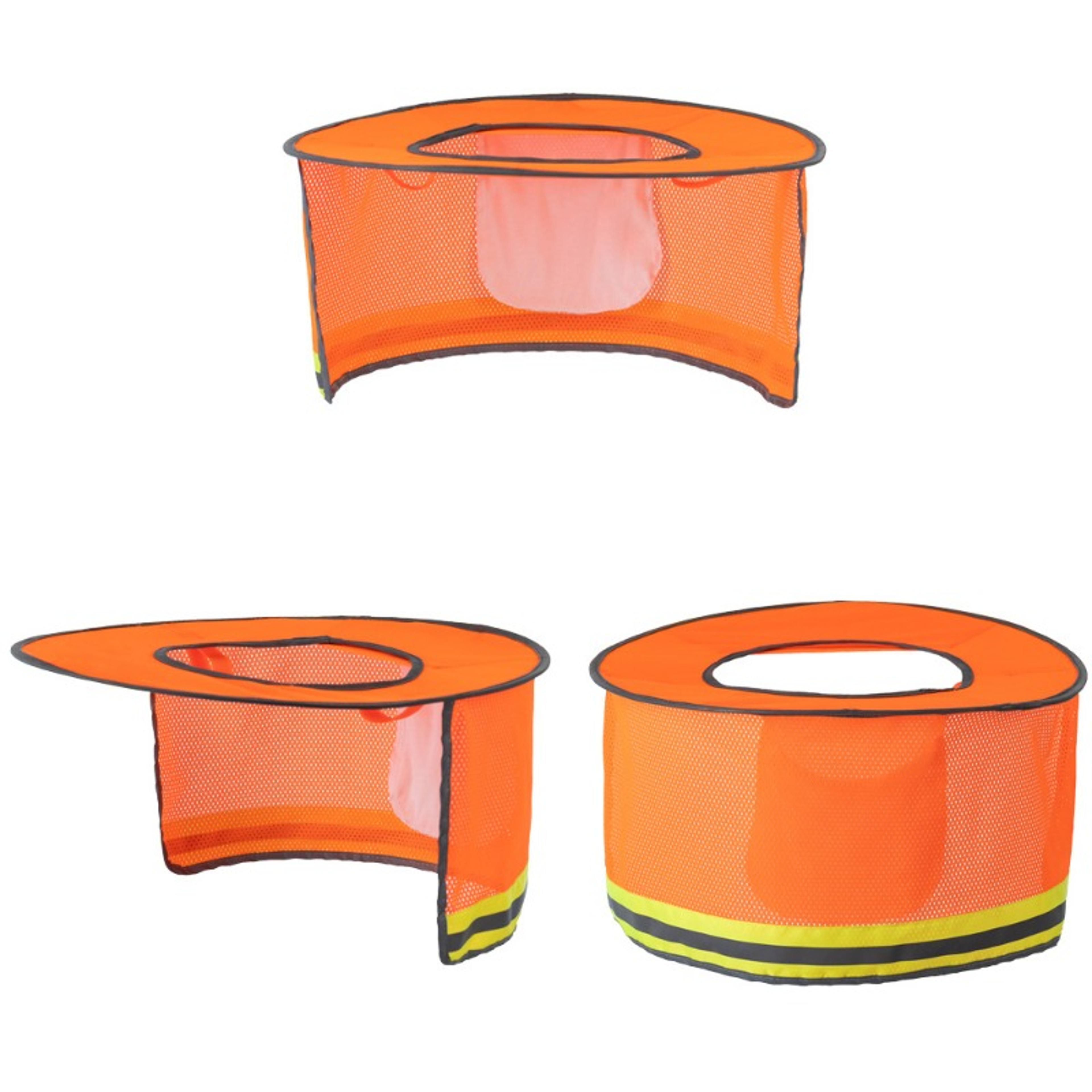 Reflective Sun Protection Hat With Foldable Neck Flap For Outdoor Work 4