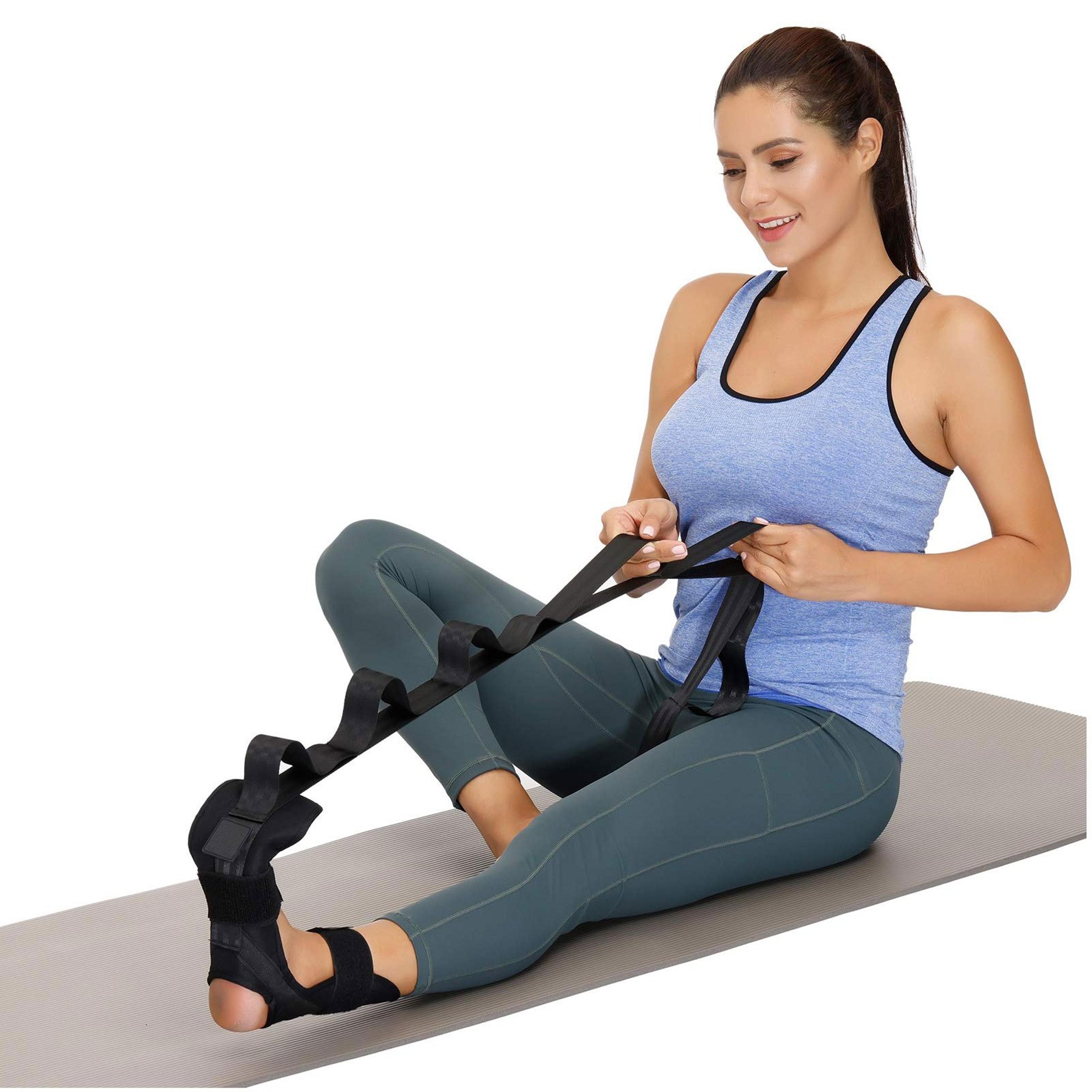 leg stretcher machine for flexibility training ankle ligament stretching yoga belt