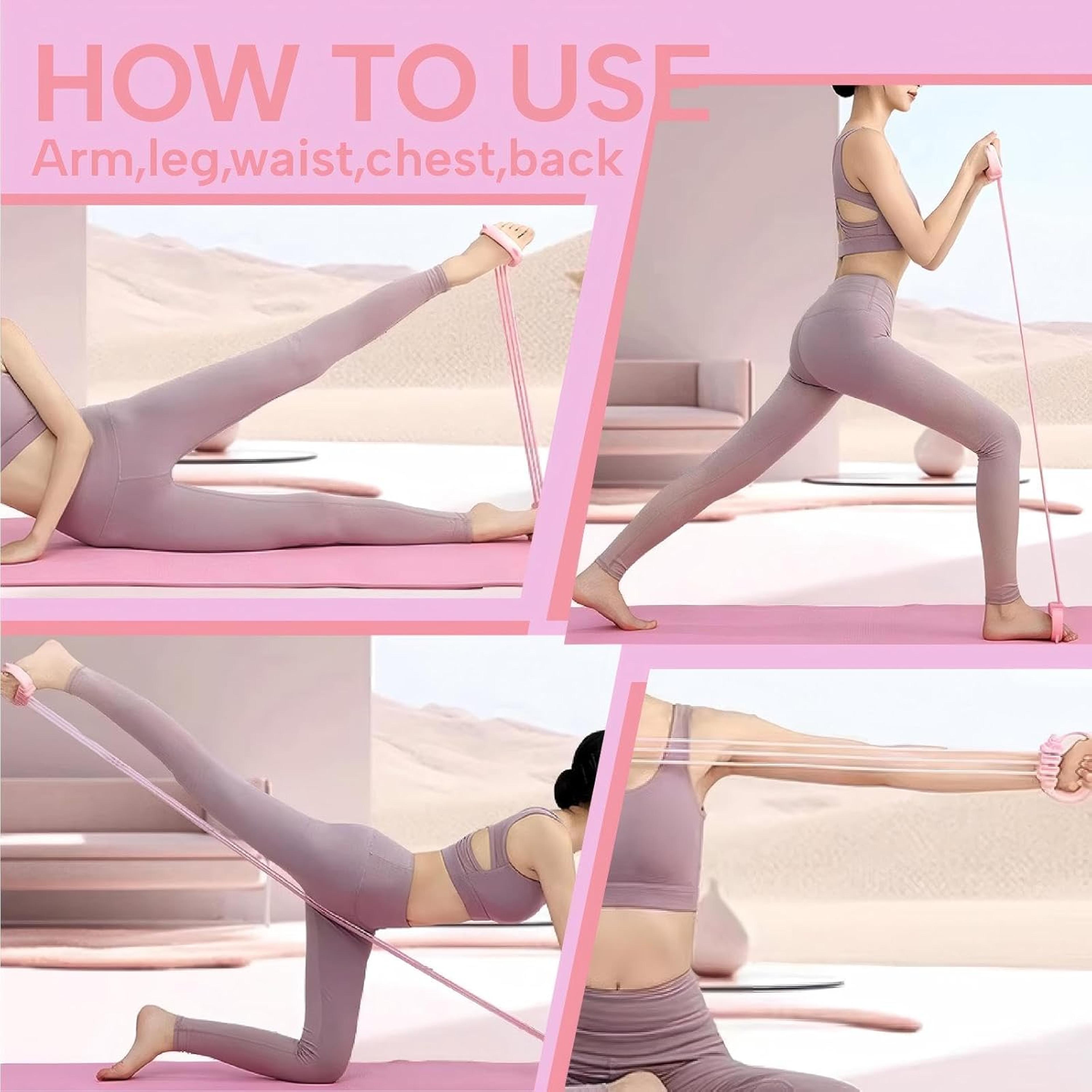 Yoga Stretch Strap Adjustable Tension Belt For Shoulder Flexibility And Back Opening Practice 5
