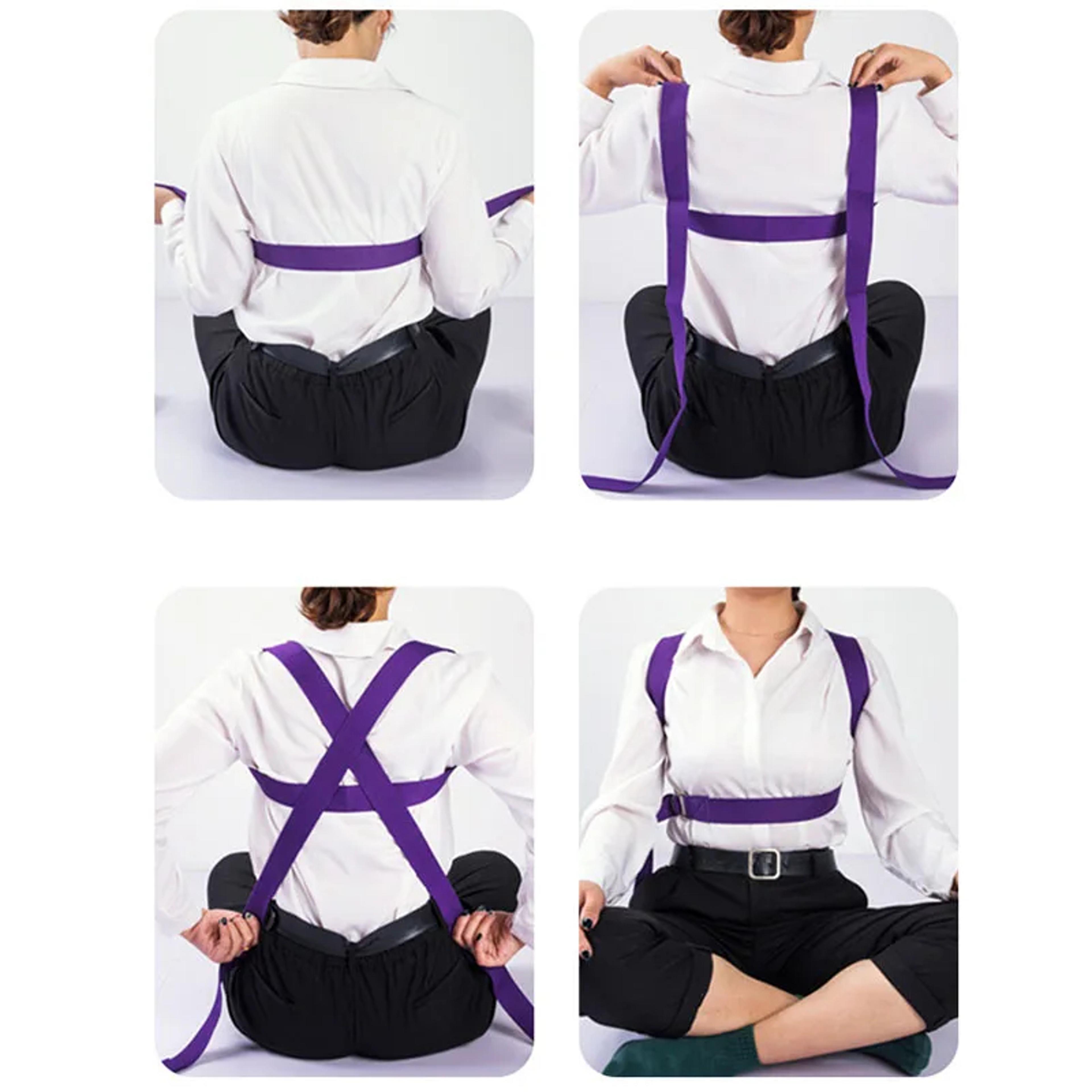 Cotton Yoga Strap With D Ring For Stretching And Flexibility 4