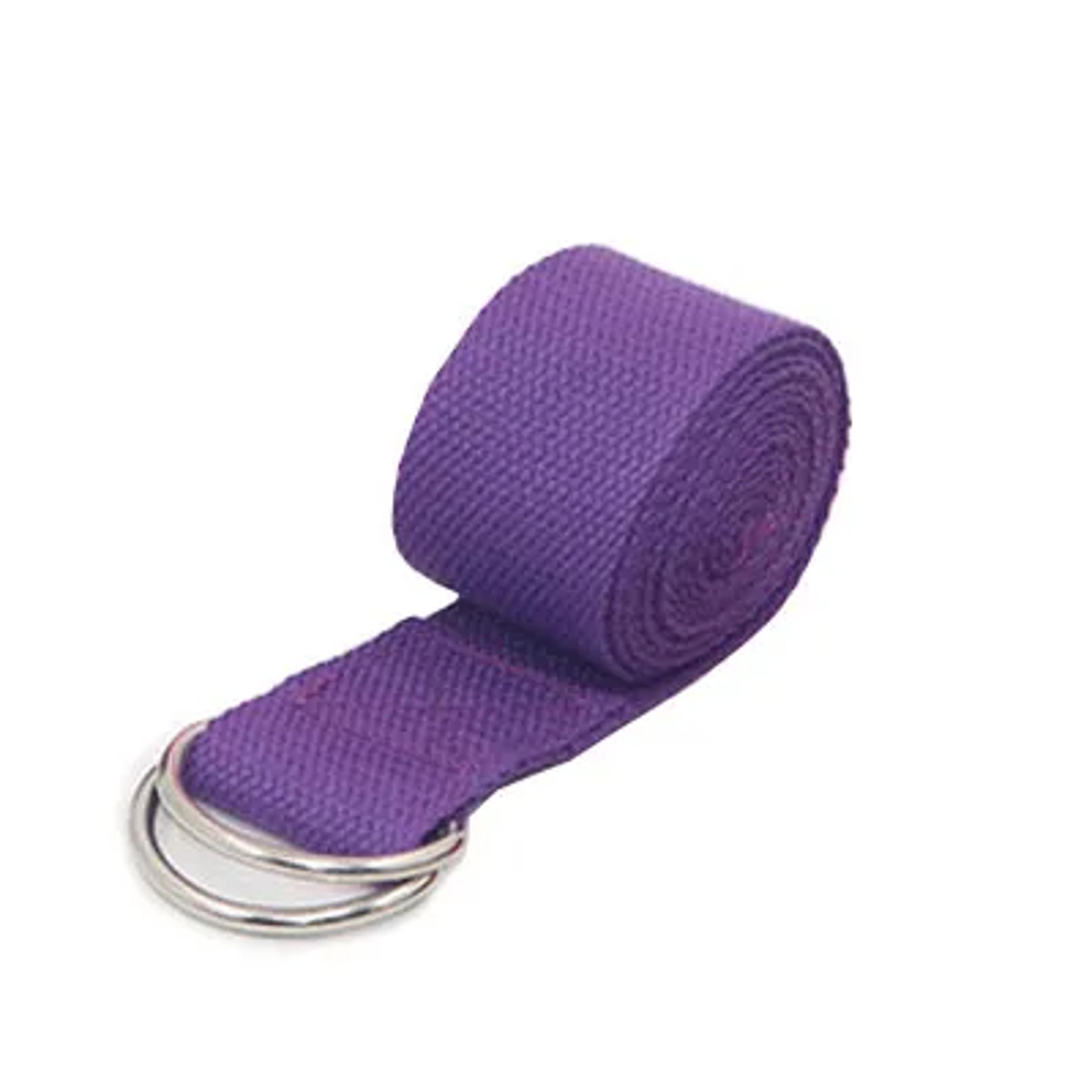 Cotton Yoga Strap With D Ring For Stretching And Flexibility 8