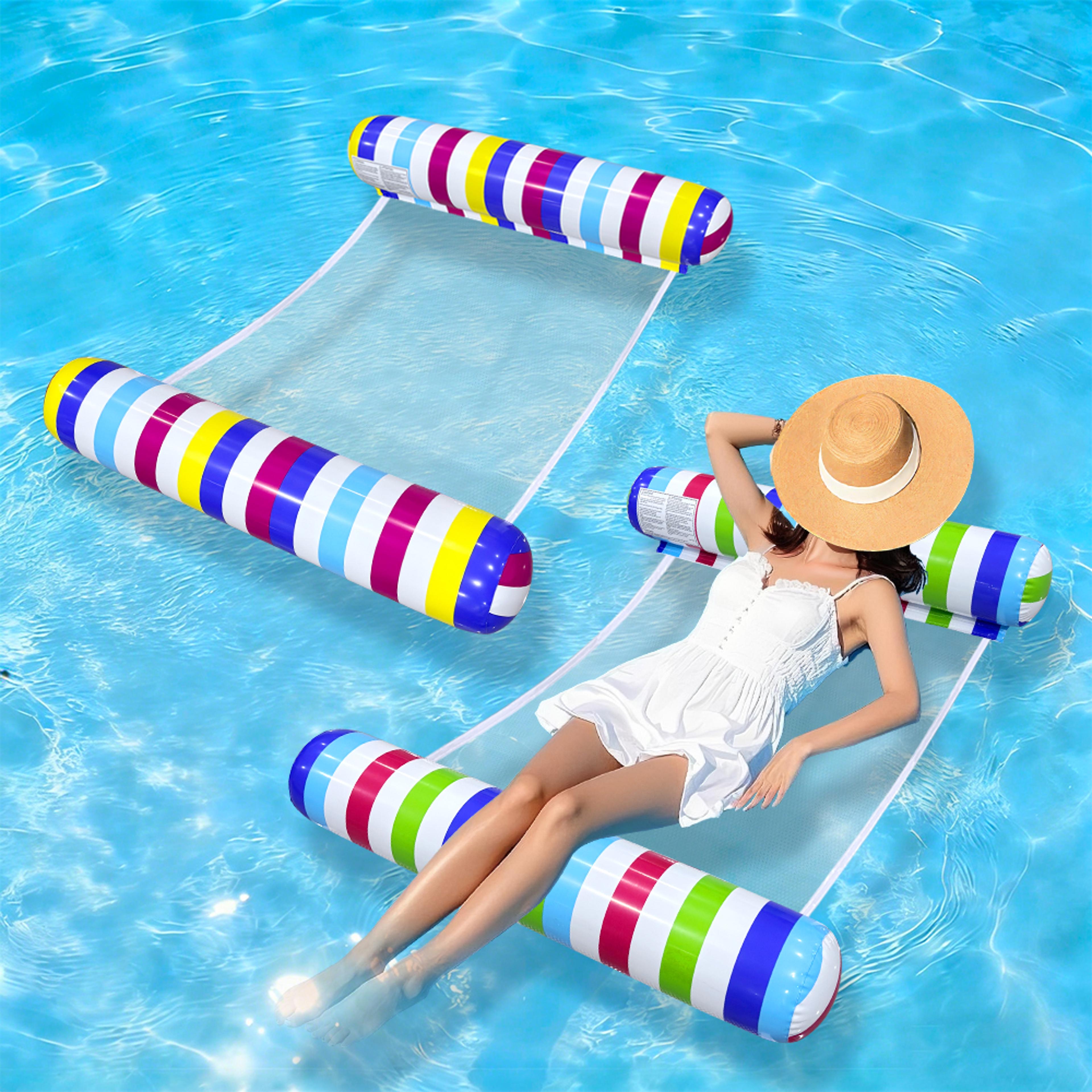 Inflatable Pool Float Lounge Chair Comfortable Water Lounge Seat 0