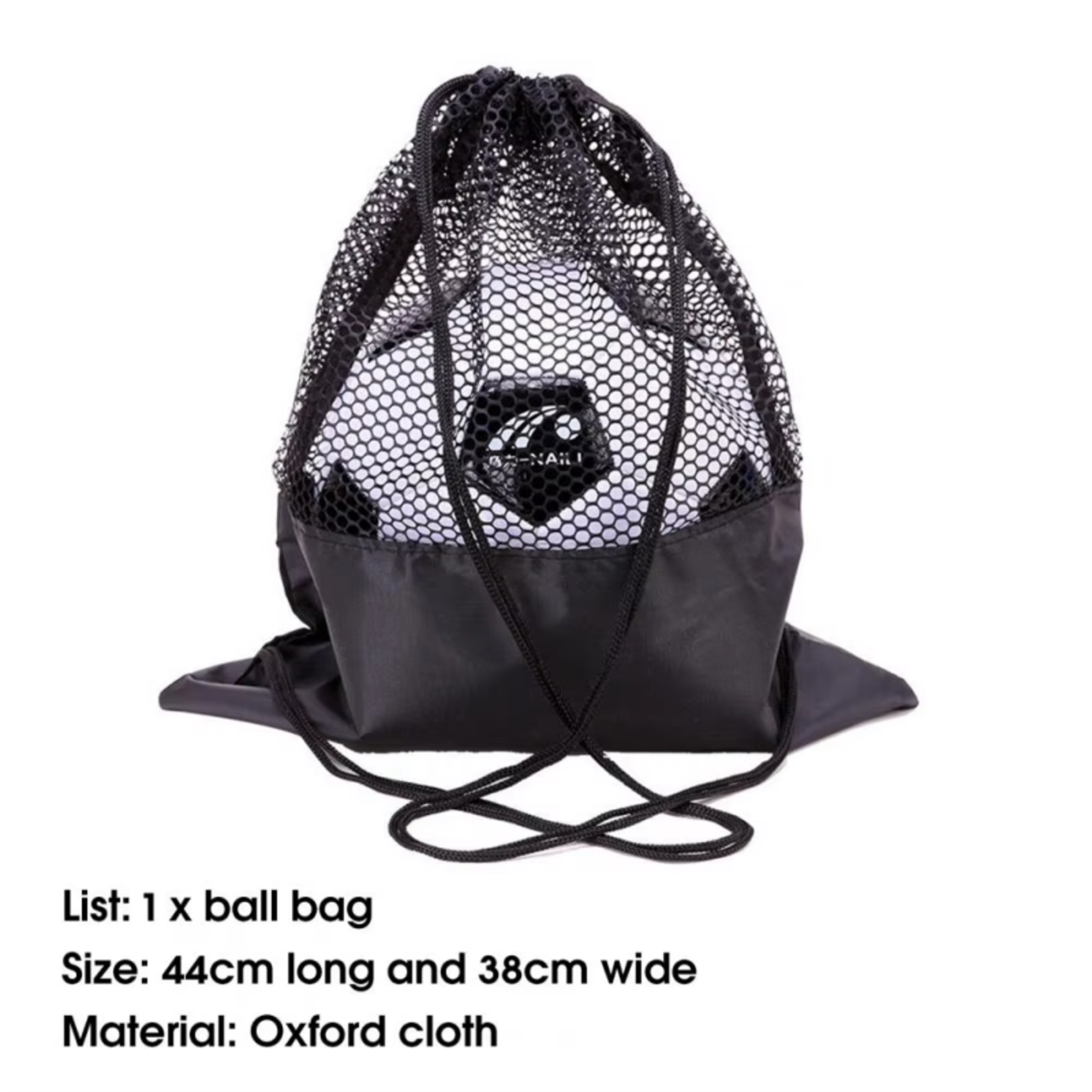 Portable Mesh Drawstring Sports Backpack Bag For Balls Gym Travel And Outdoor Activities 6