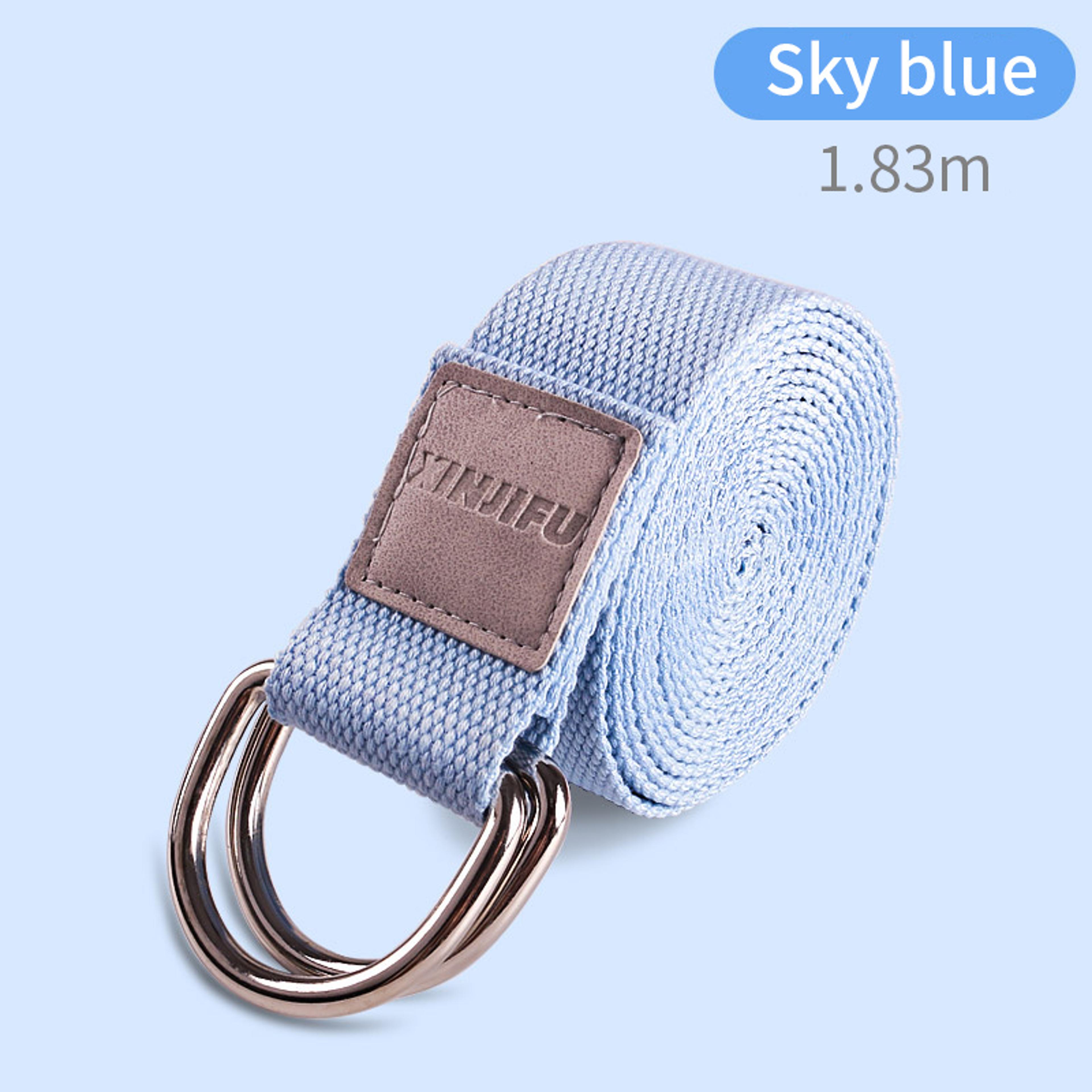Adjustable Yoga Strap Stretching Band With D Ring Buckle For Yoga Pilates Fitness 7