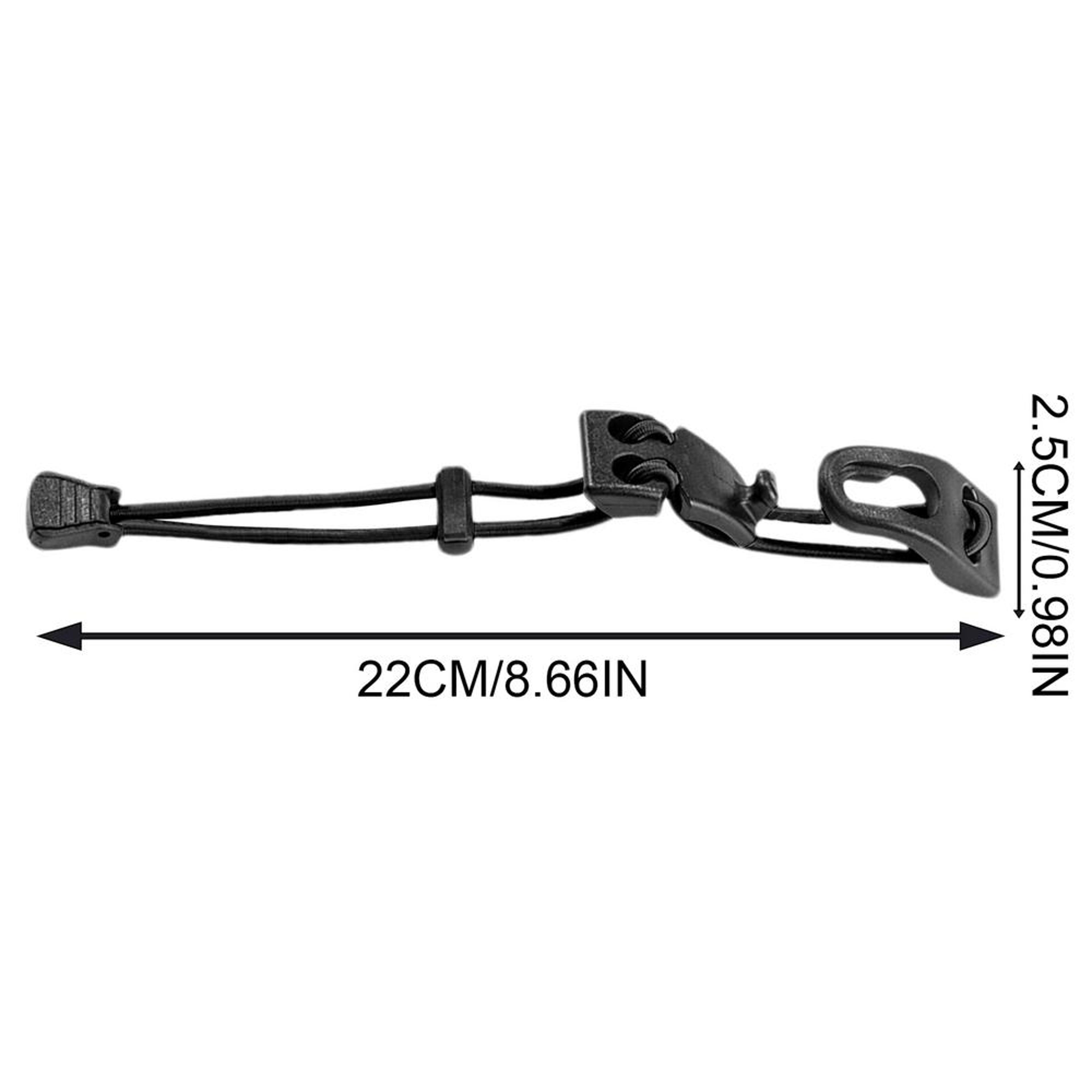 Adjustable Bag Expansion Strap With Quick Release Buckle Camping Gear Clip 7