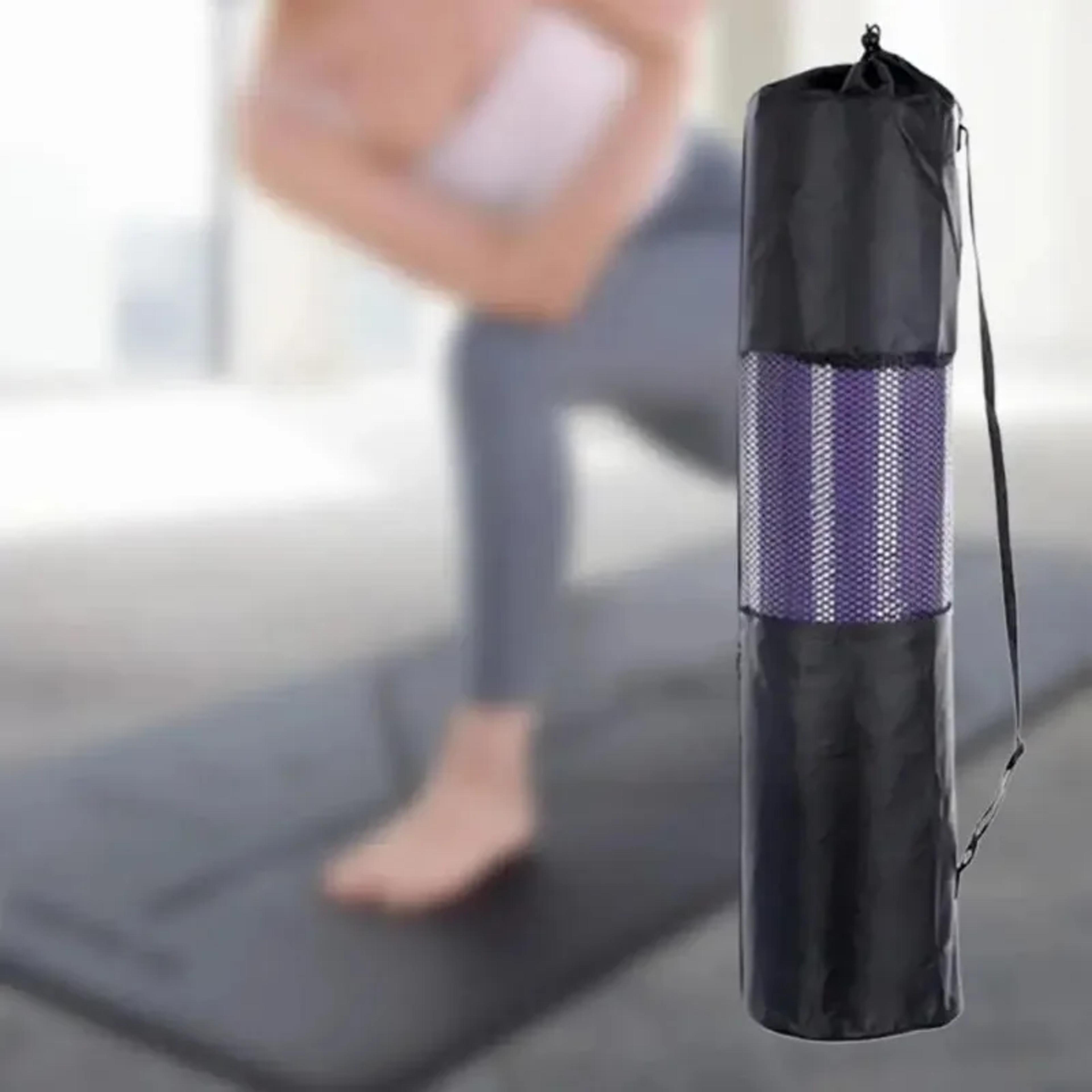 Eco Friendly Yoga Mat Bag With Adjustable Carry Sling For Gym And Home Workouts 2