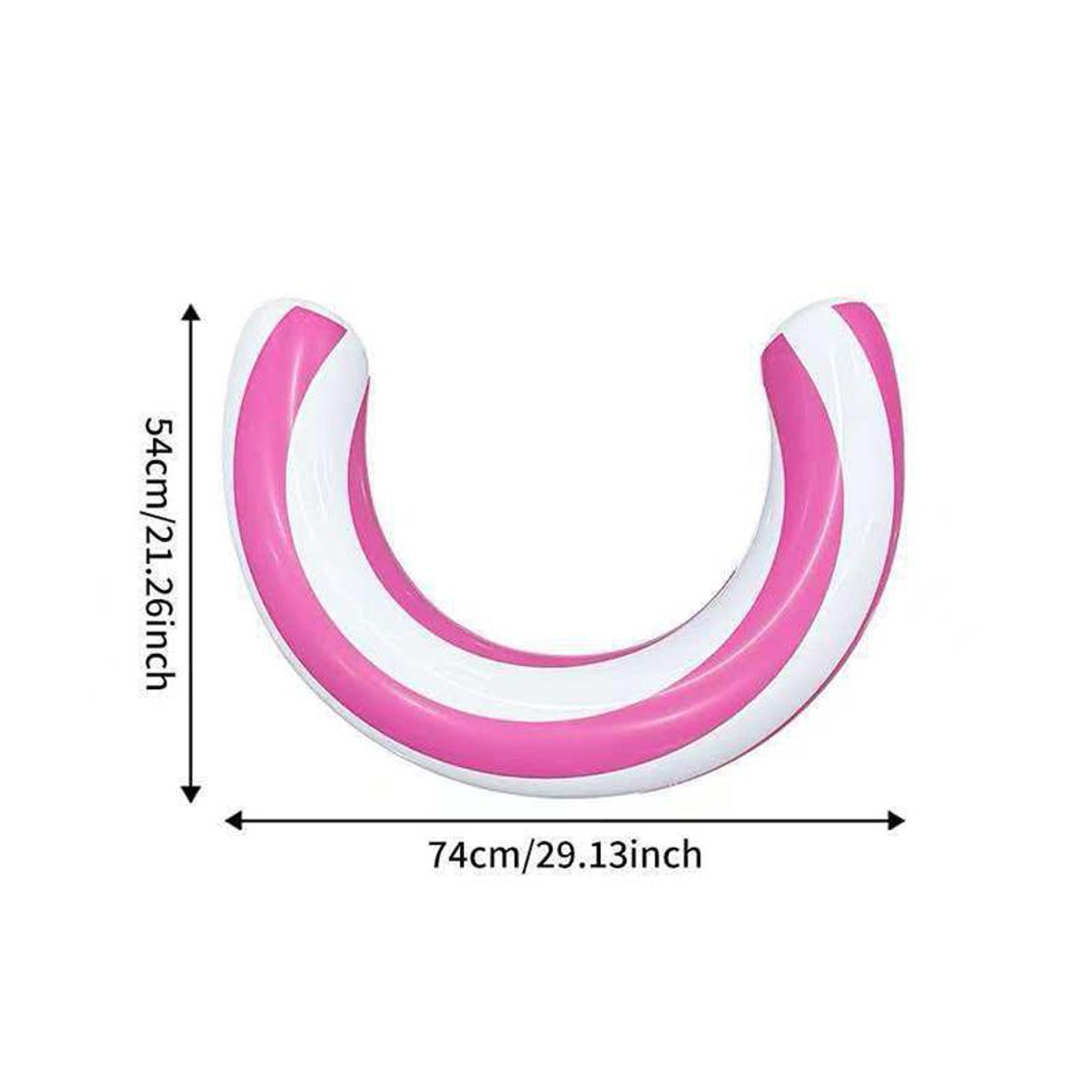U Shaped Inflatable Swimming Ring Pool Float For Relaxing Water Fun 4