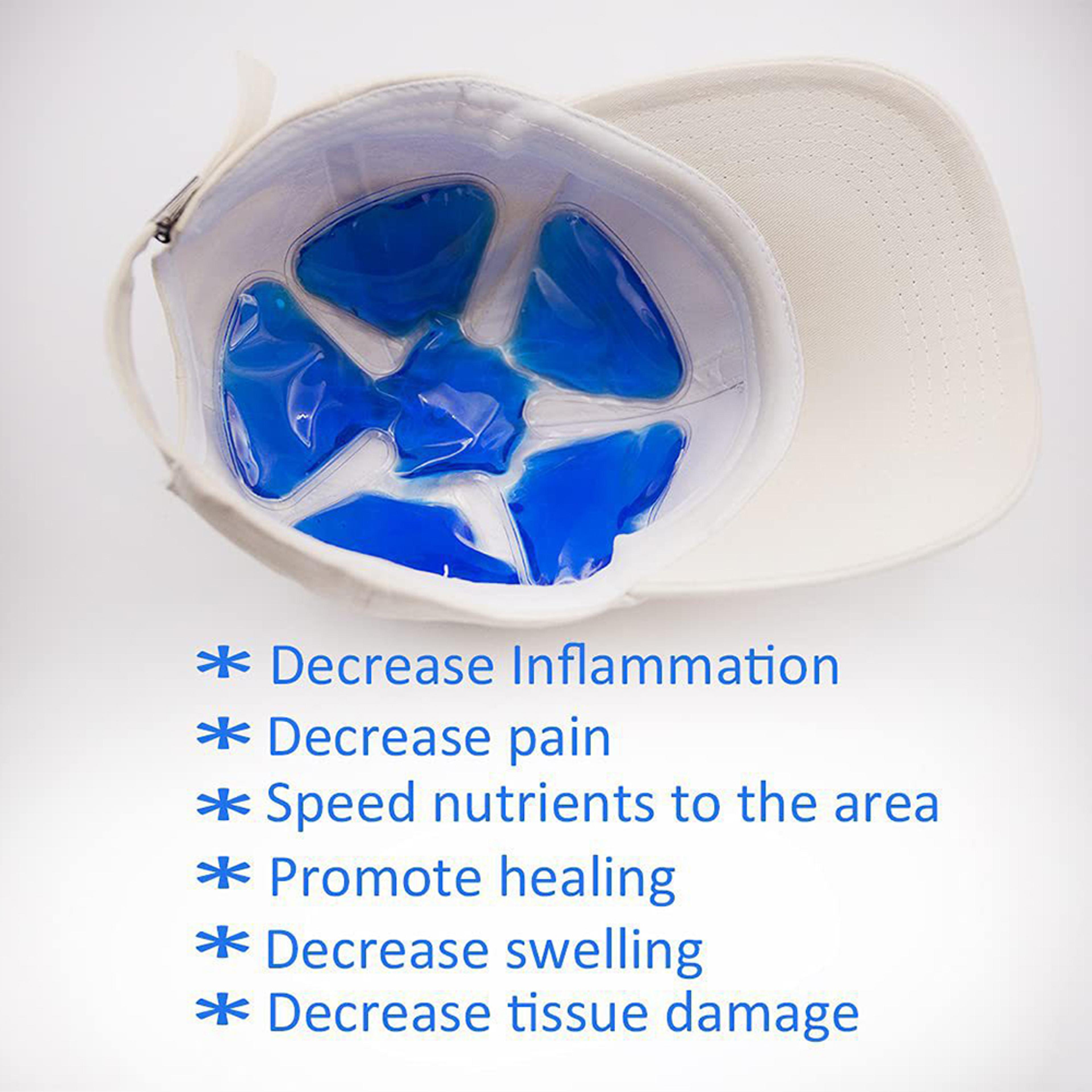 Adjustable Helmet Cooling Pad Reusable Gel Ice Pack For Outdoor Sports 1
