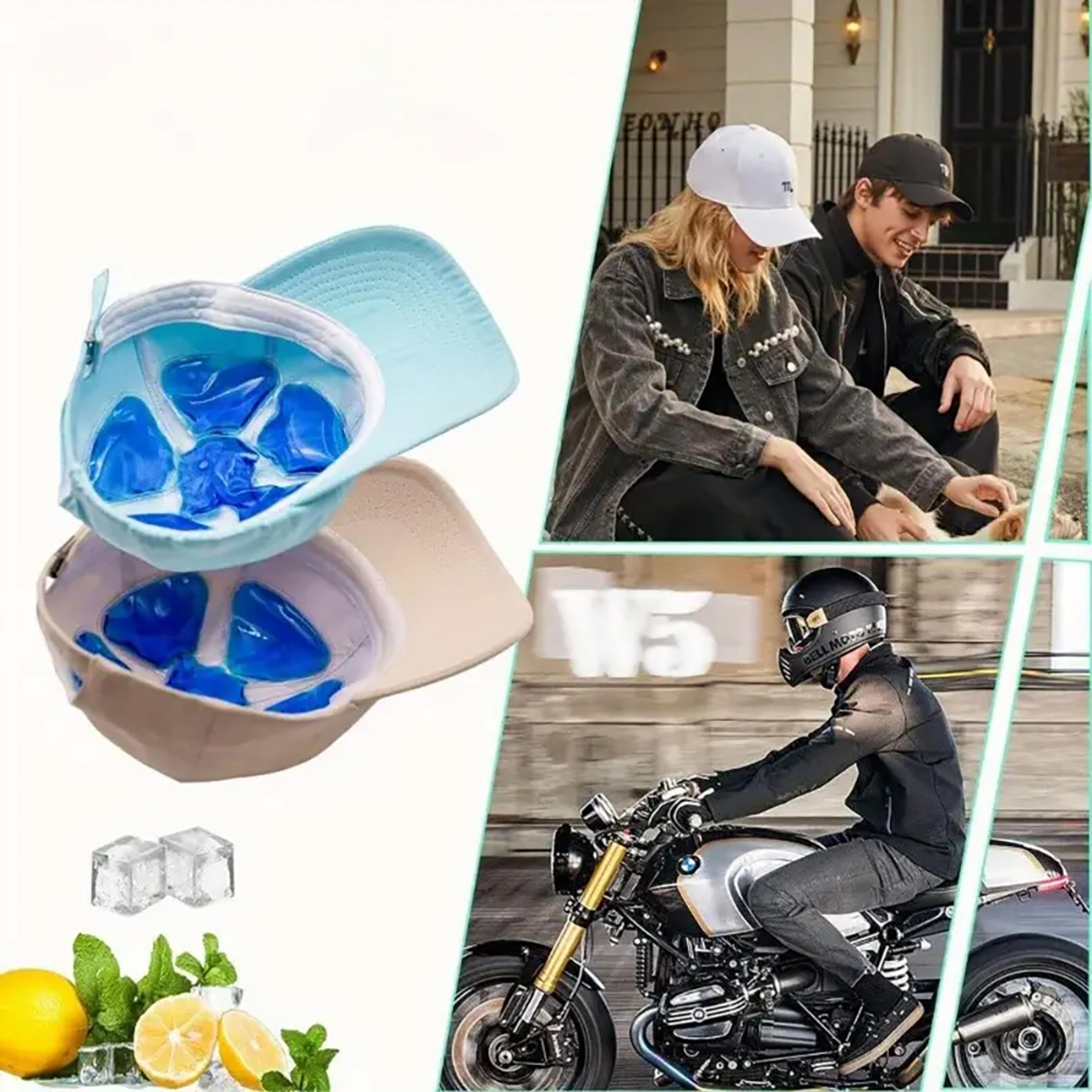 Adjustable Helmet Cooling Pad Reusable Gel Ice Pack For Outdoor Sports 3