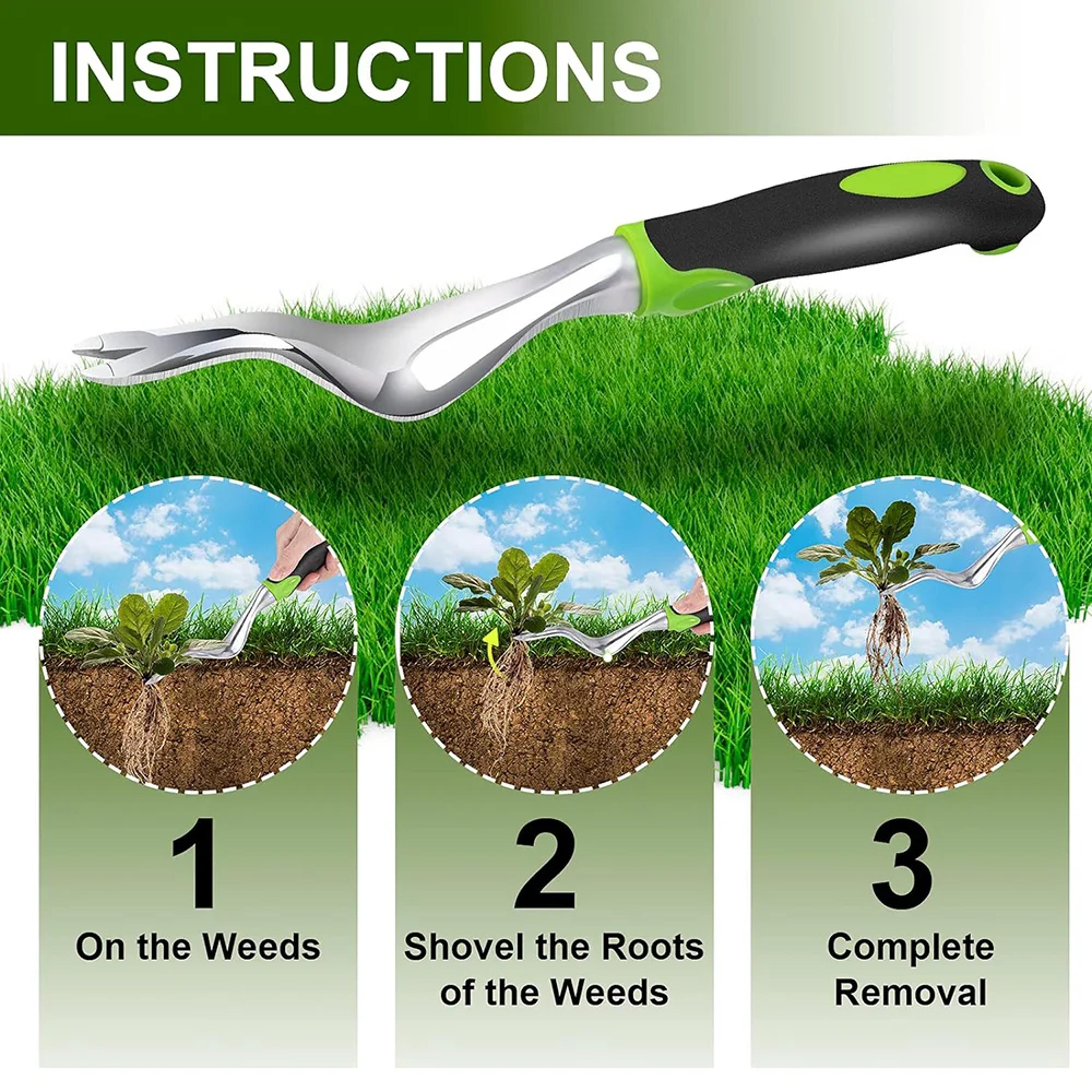Ergonomic Hand Weeder And Garden Weed Puller Tool 3