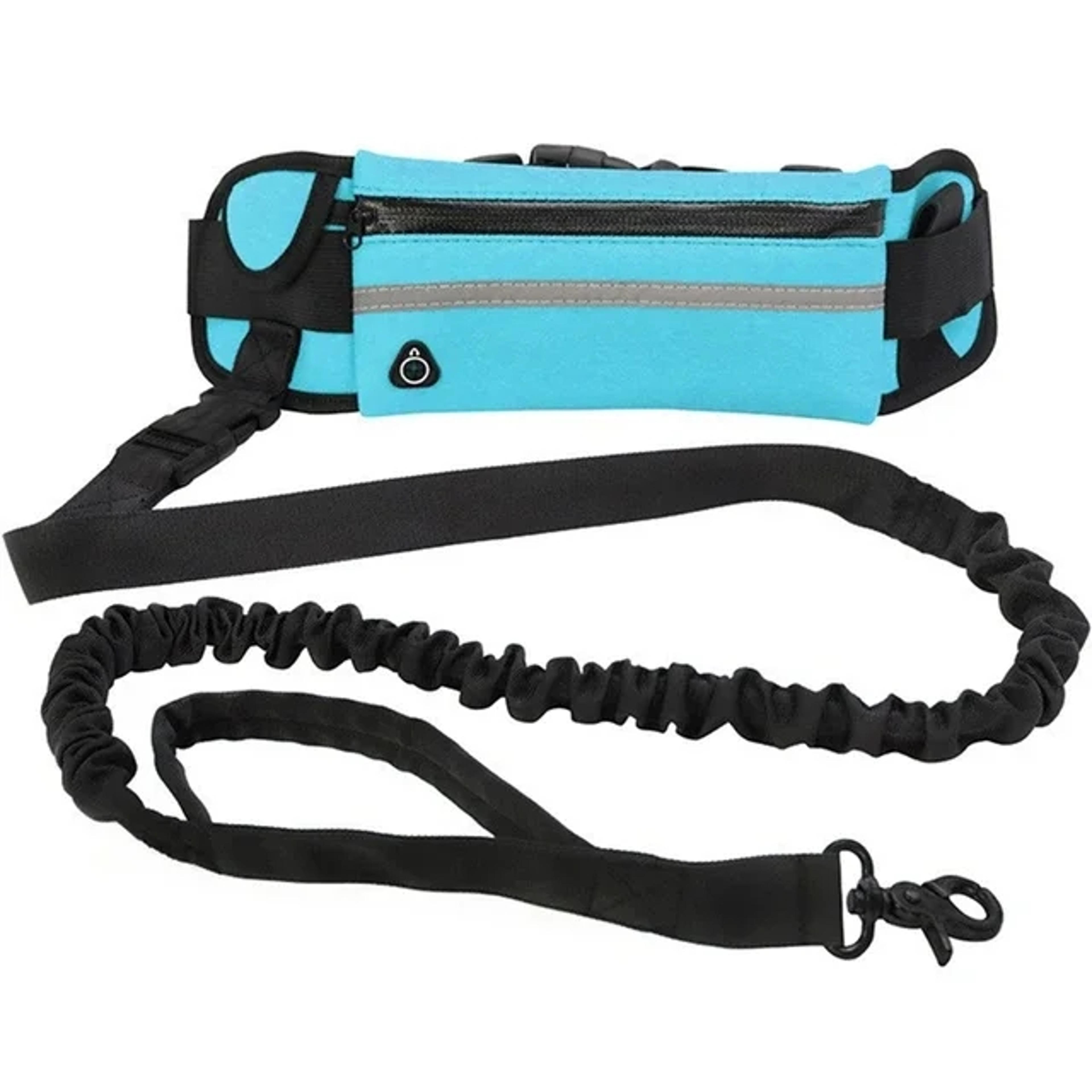 Reflective Hands Free Dog Leash With Running Belt And Waist Bag 7