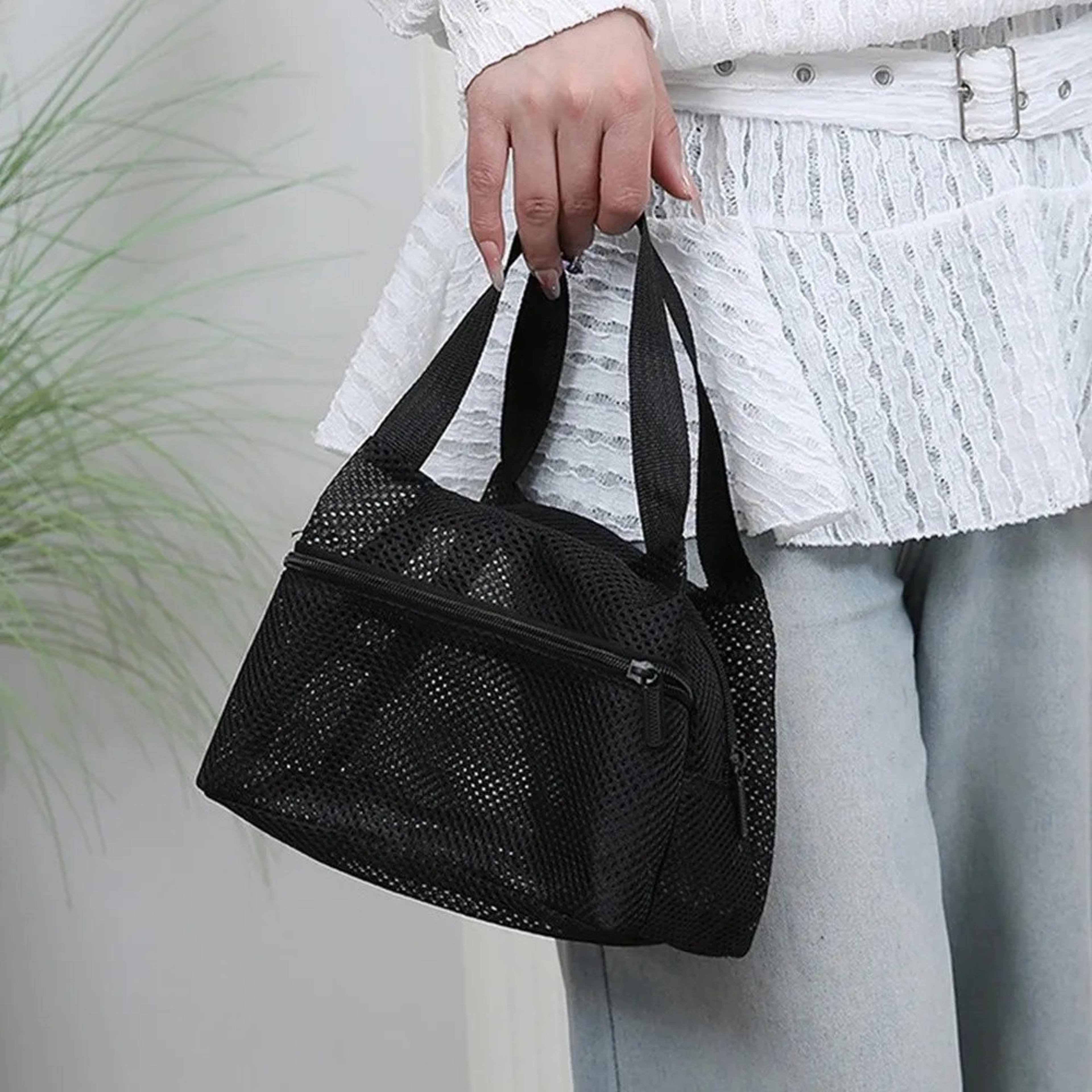Quick Dry Mesh Beach And Travel Toiletry Bag 2