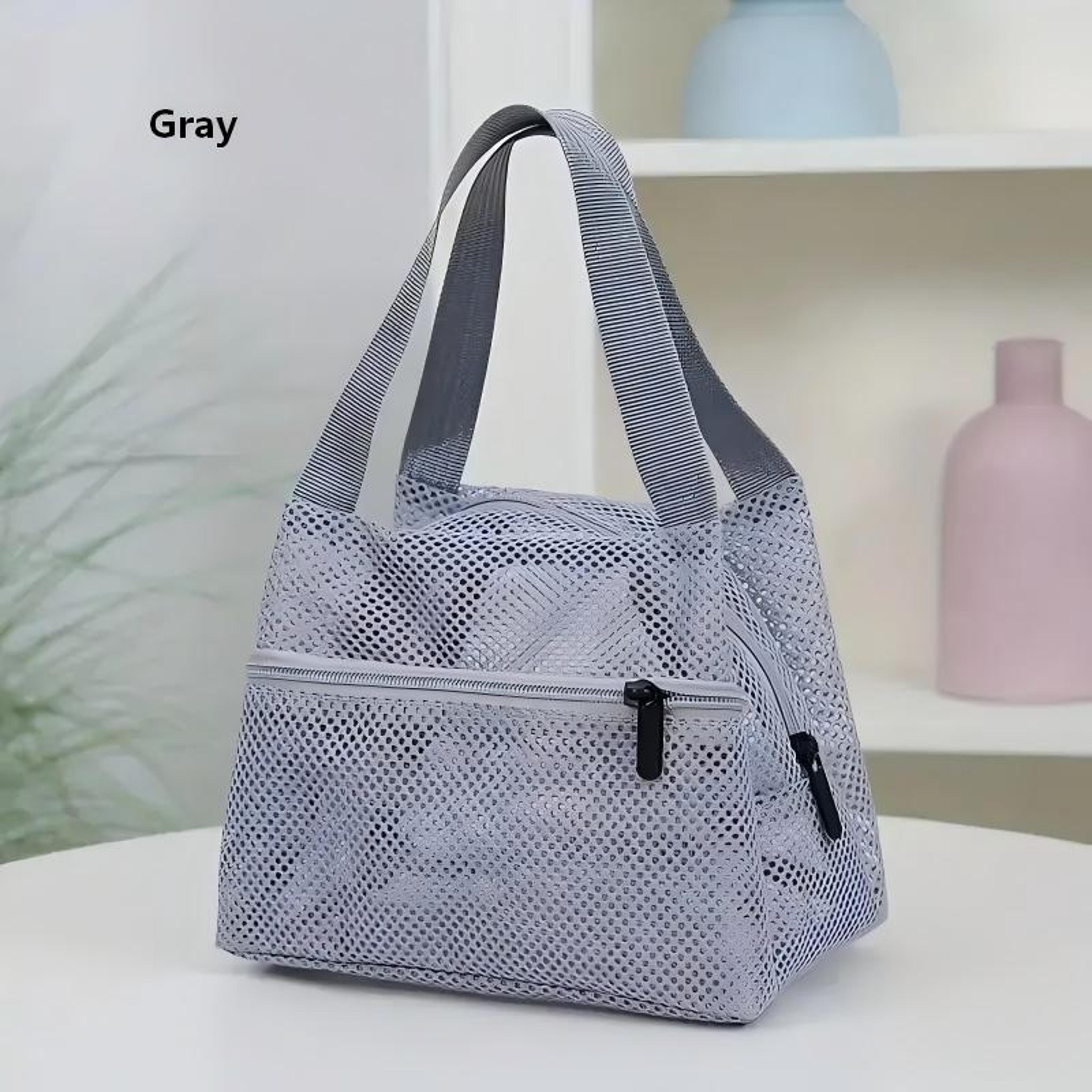 Quick Dry Mesh Beach And Travel Toiletry Bag 8