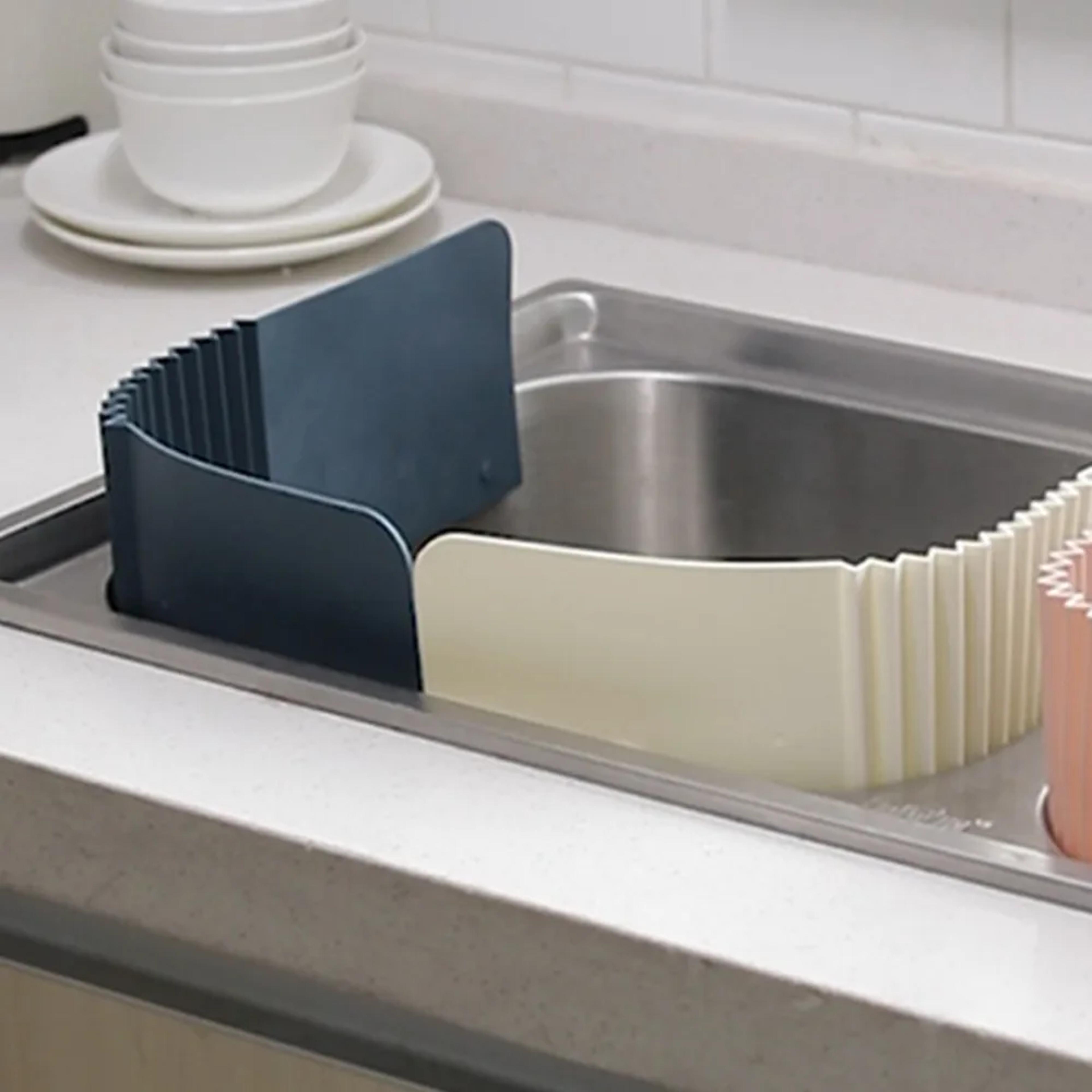 Adjustable Kitchen Sink Splash Guard And Drainage Board 0