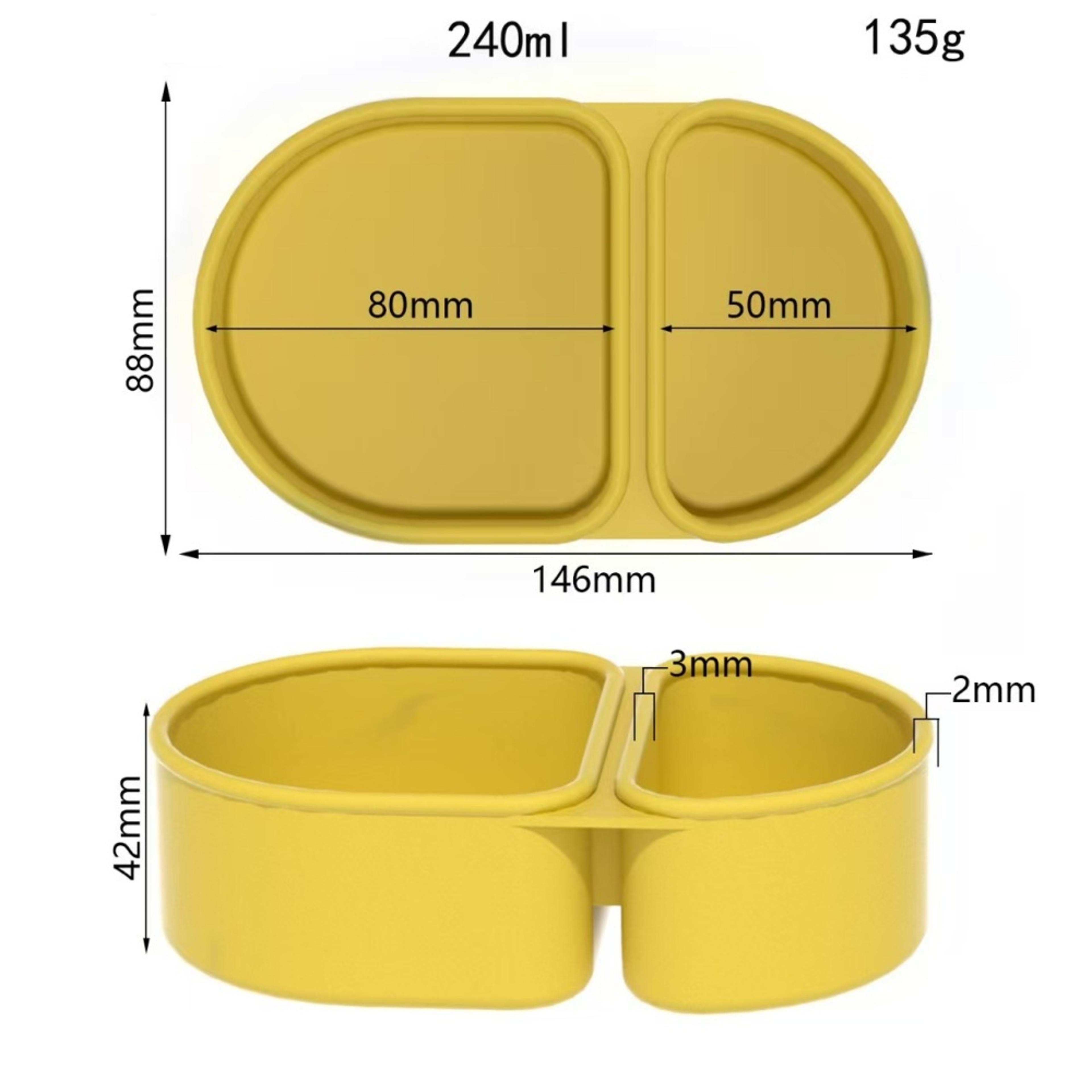 Reusable Silicone Snack Containers With Lids Leakproof Storage Boxes For Kitchen And Travel 7