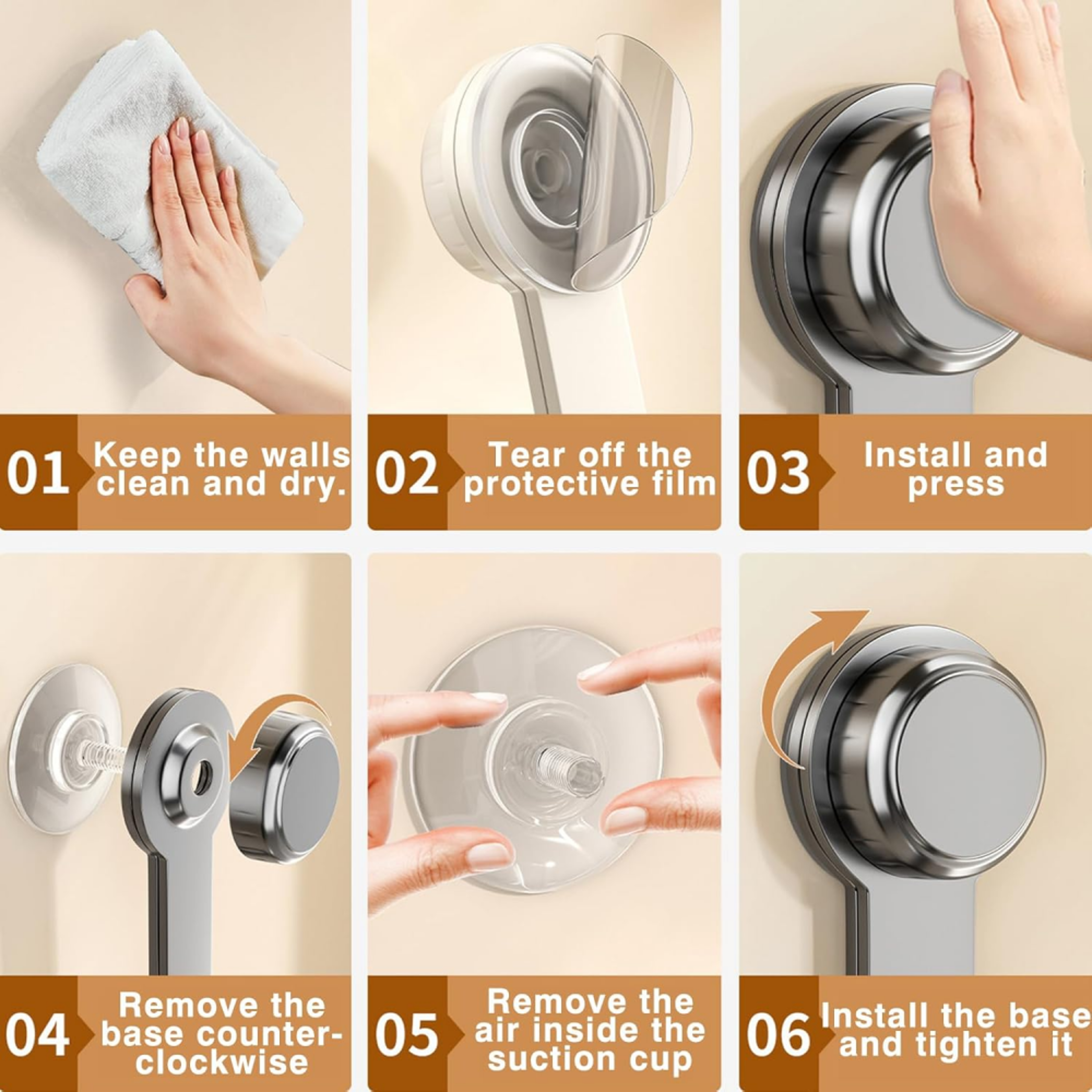 Rotating Wall Mounted Pot Lid Organizer And Cutting Board Holder 3