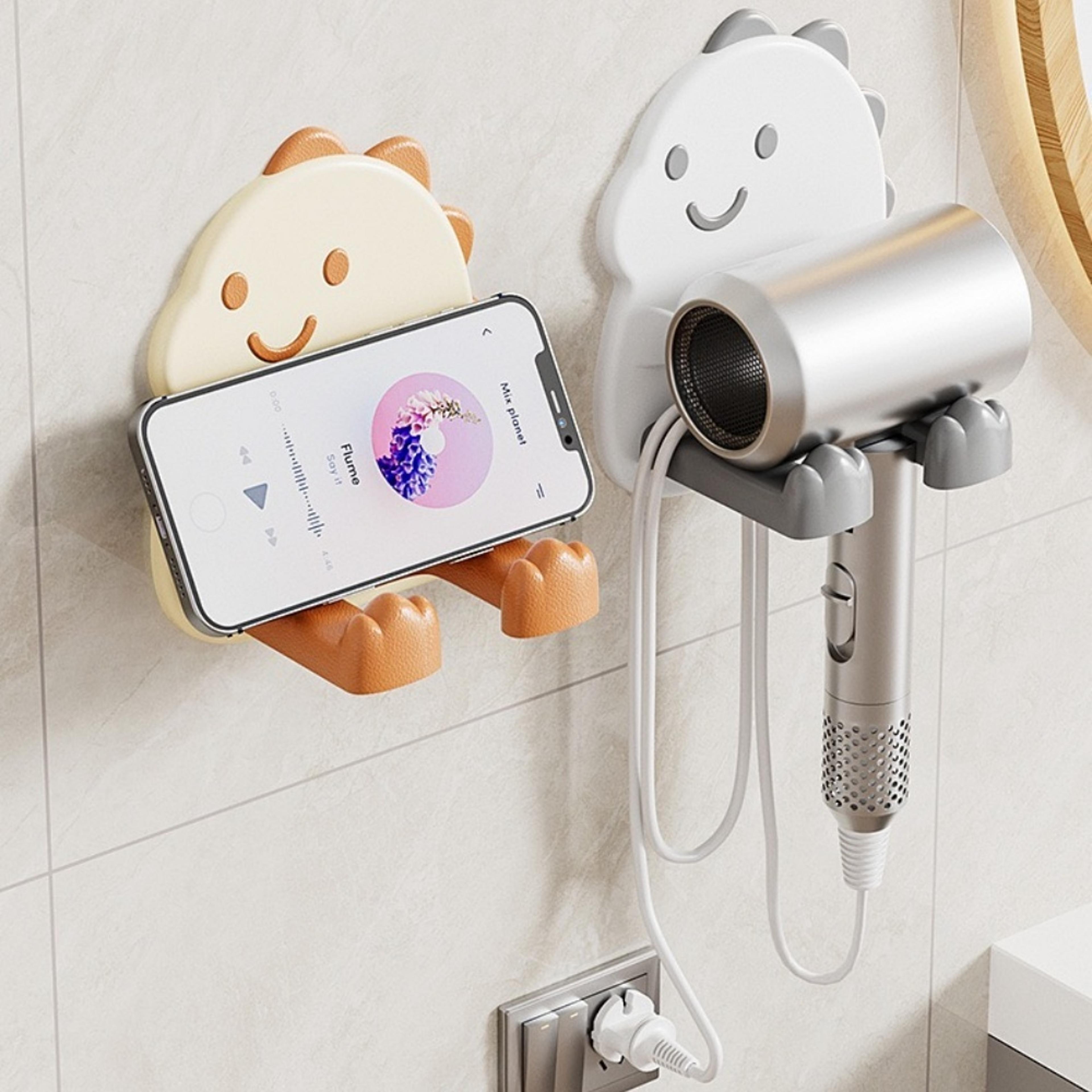 Space Saving Wall Mounted Hair Dryer Holder For Dyson Supersonic 4