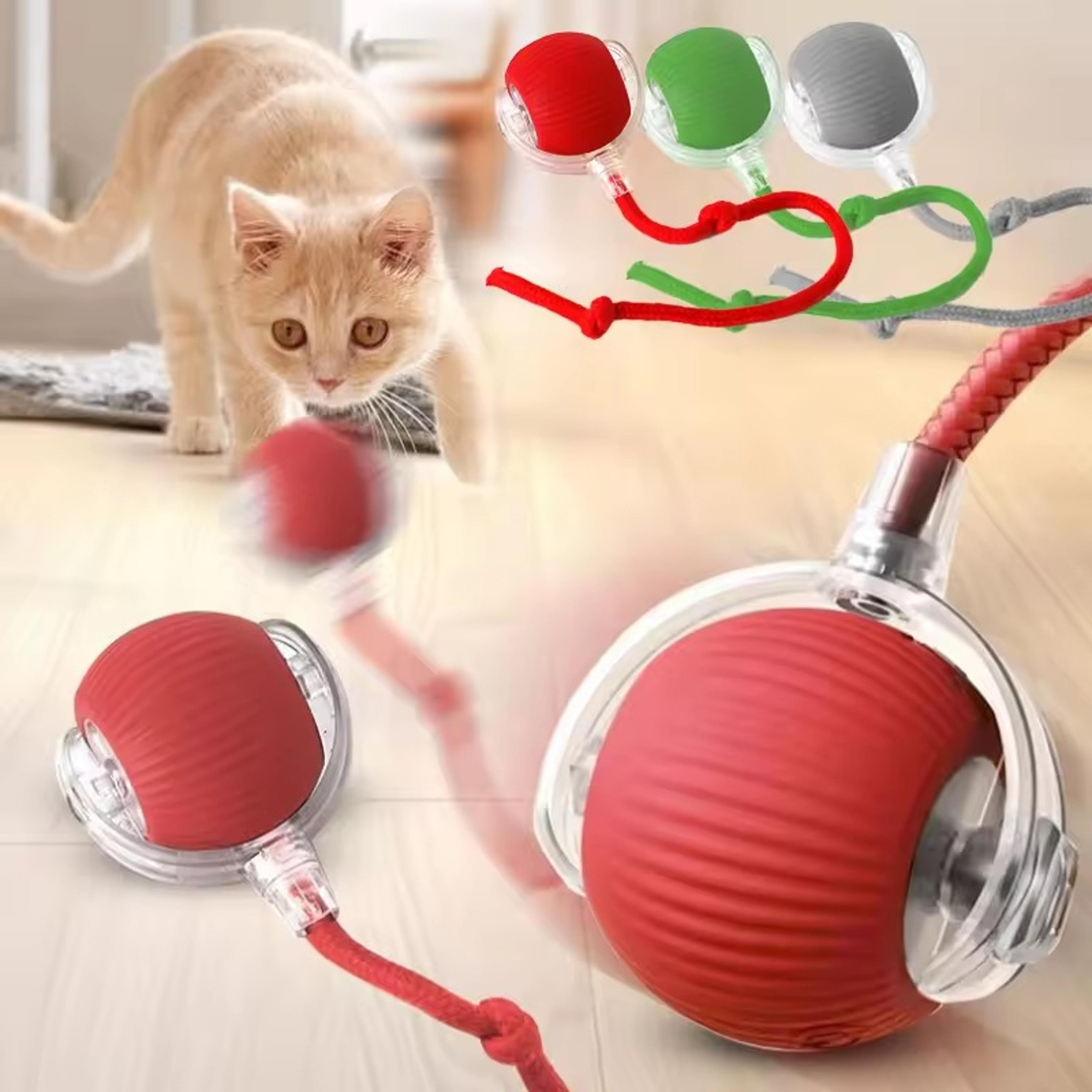 Smart Automatic Rolling Cat Ball With Mouse Tail 0