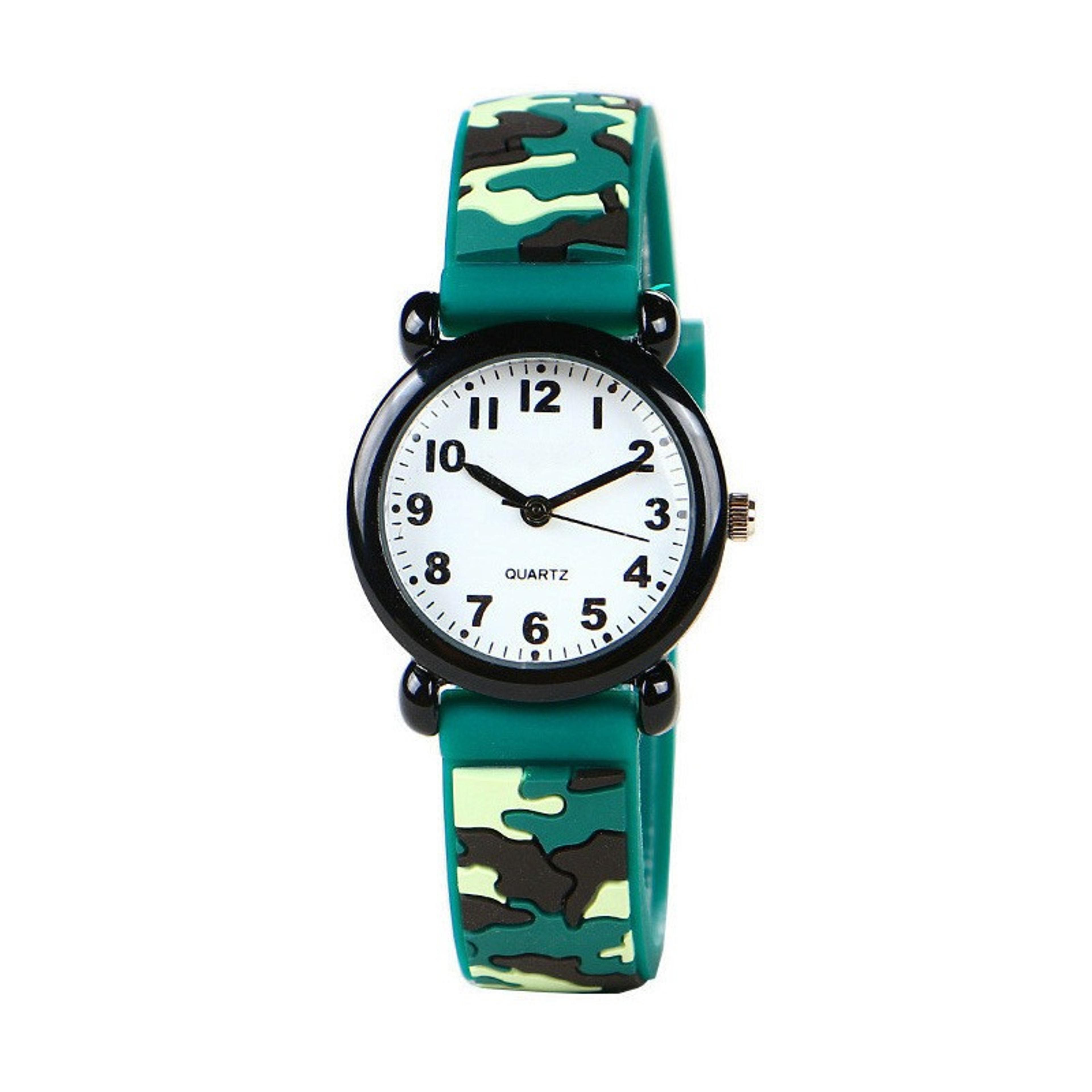 Camouflage Outdoor Sports Watch For Kids Boys Student Quartz Watch 2