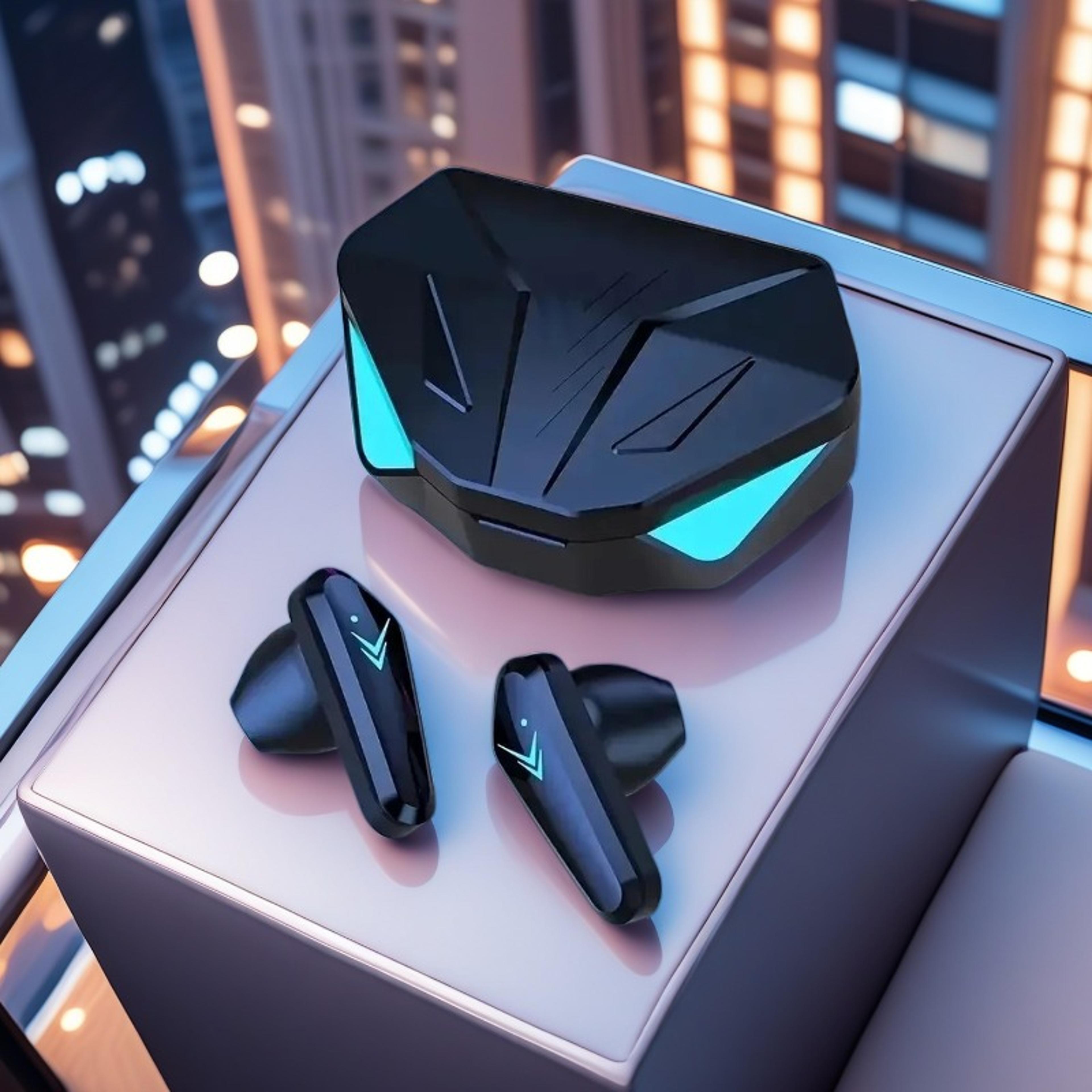 gaming earbuds wireless bluetooth earphones with mic and immersive stereo sound