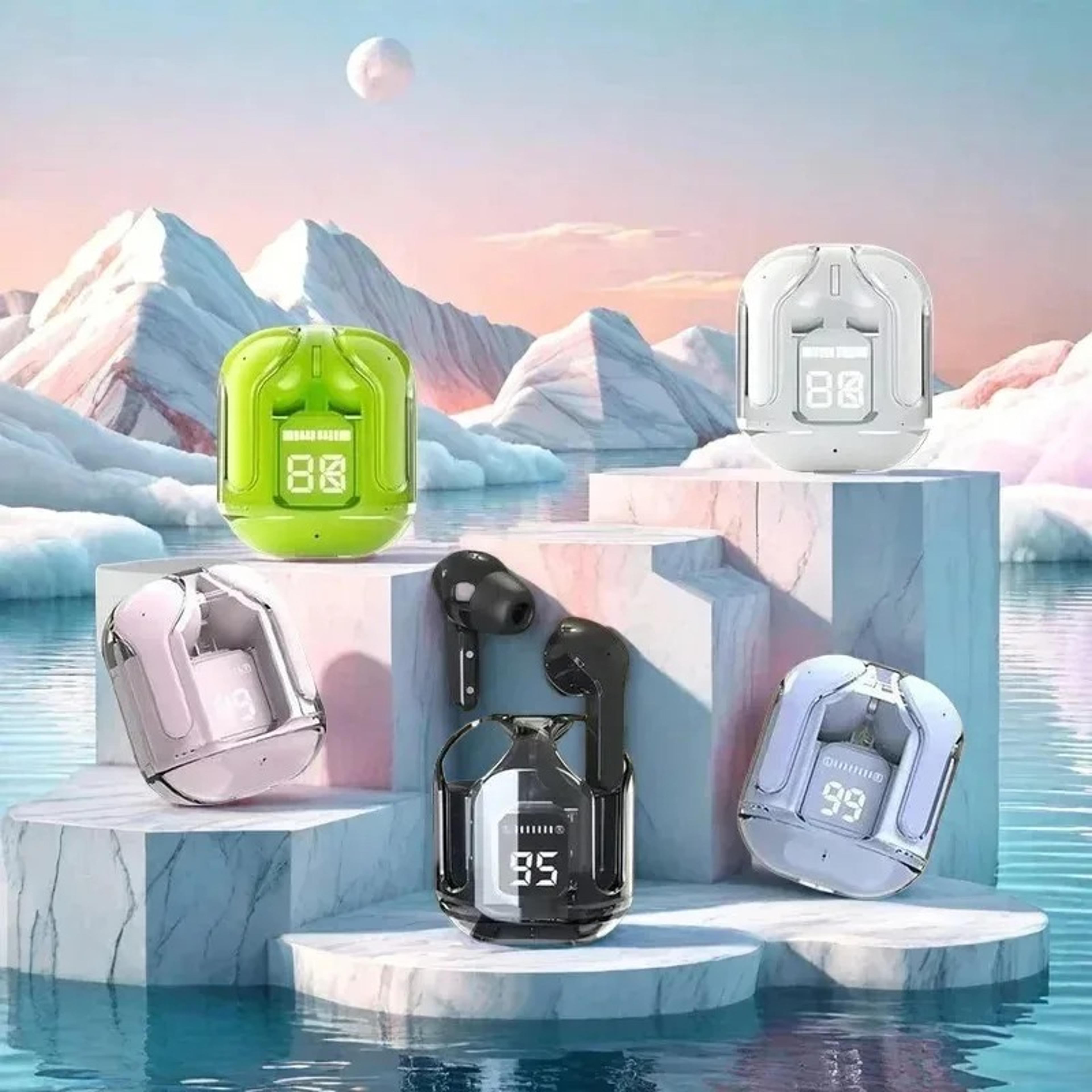 Transparent Wireless Bluetooth Earbuds With HIFI Sound And Bluetooth 3