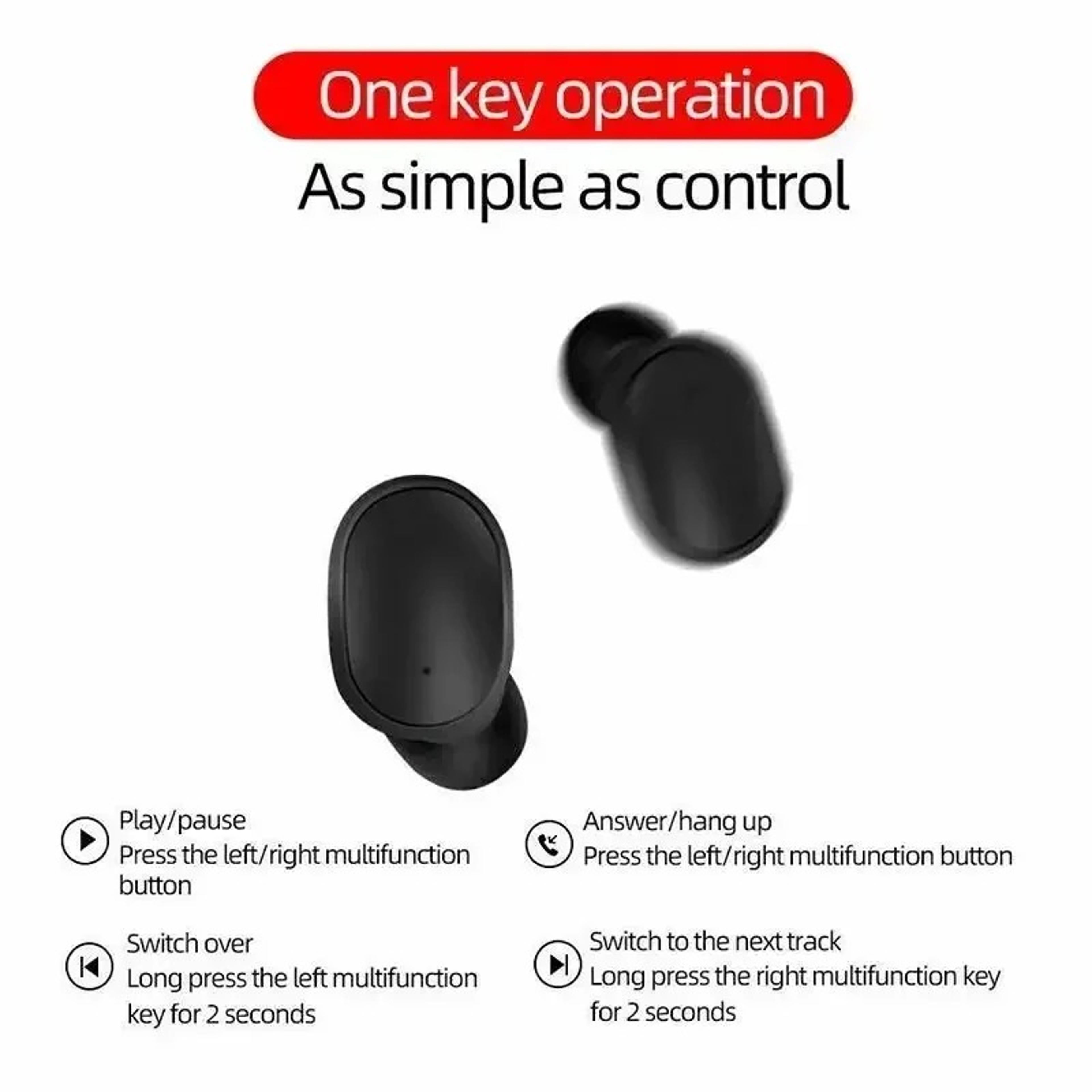 Wireless Bluetooth Earbuds With Noise Cancelling Mic 4